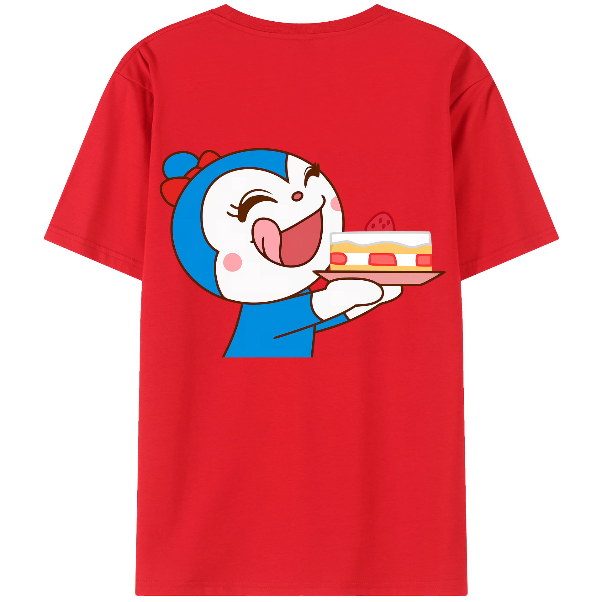 アンパンマン Anpanman レディース半袖Tシャツ(バックプリント)