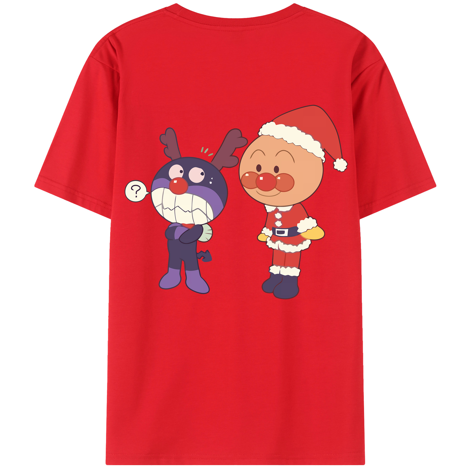 アンパンマン Anpanman レディース半袖Tシャツ(バックプリント)