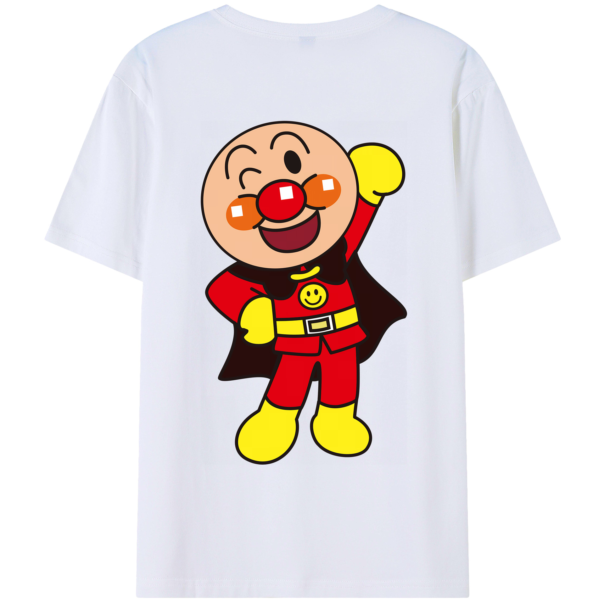 （画像用） アンパンマン Anpanman レディース半袖Tシャツ(バックプリント)