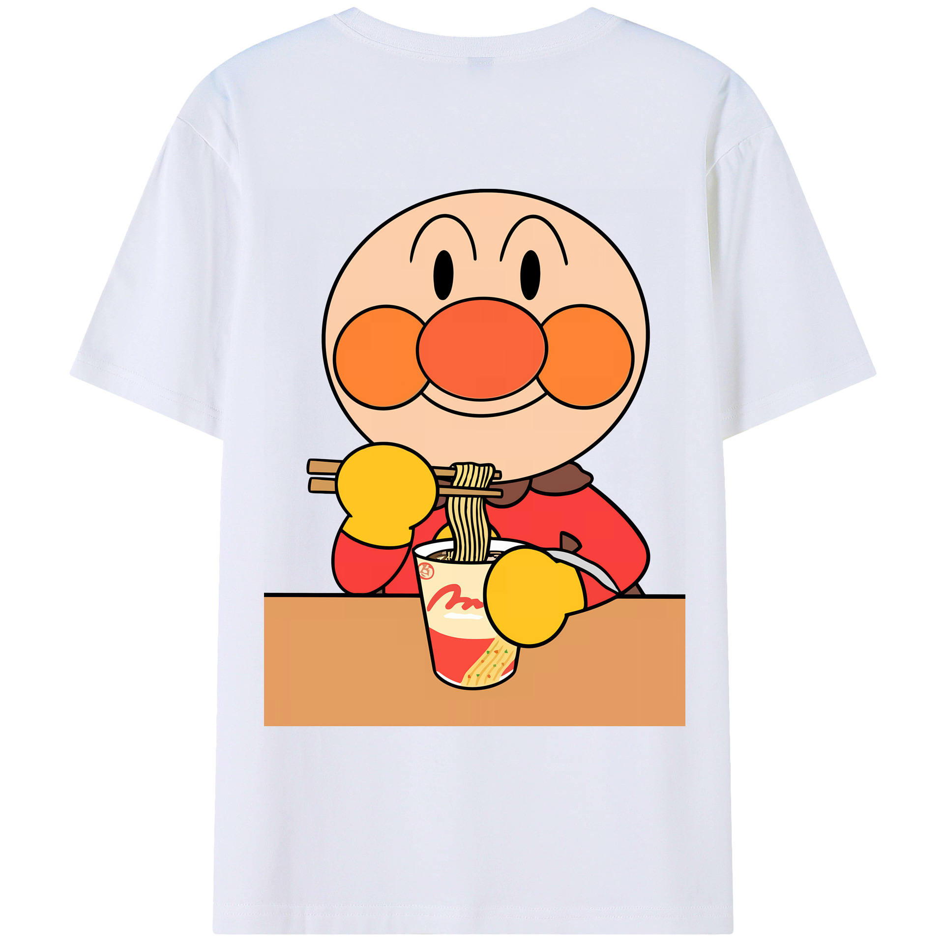 （画像用） アンパンマン Anpanman レディース半袖Tシャツ(バックプリント)