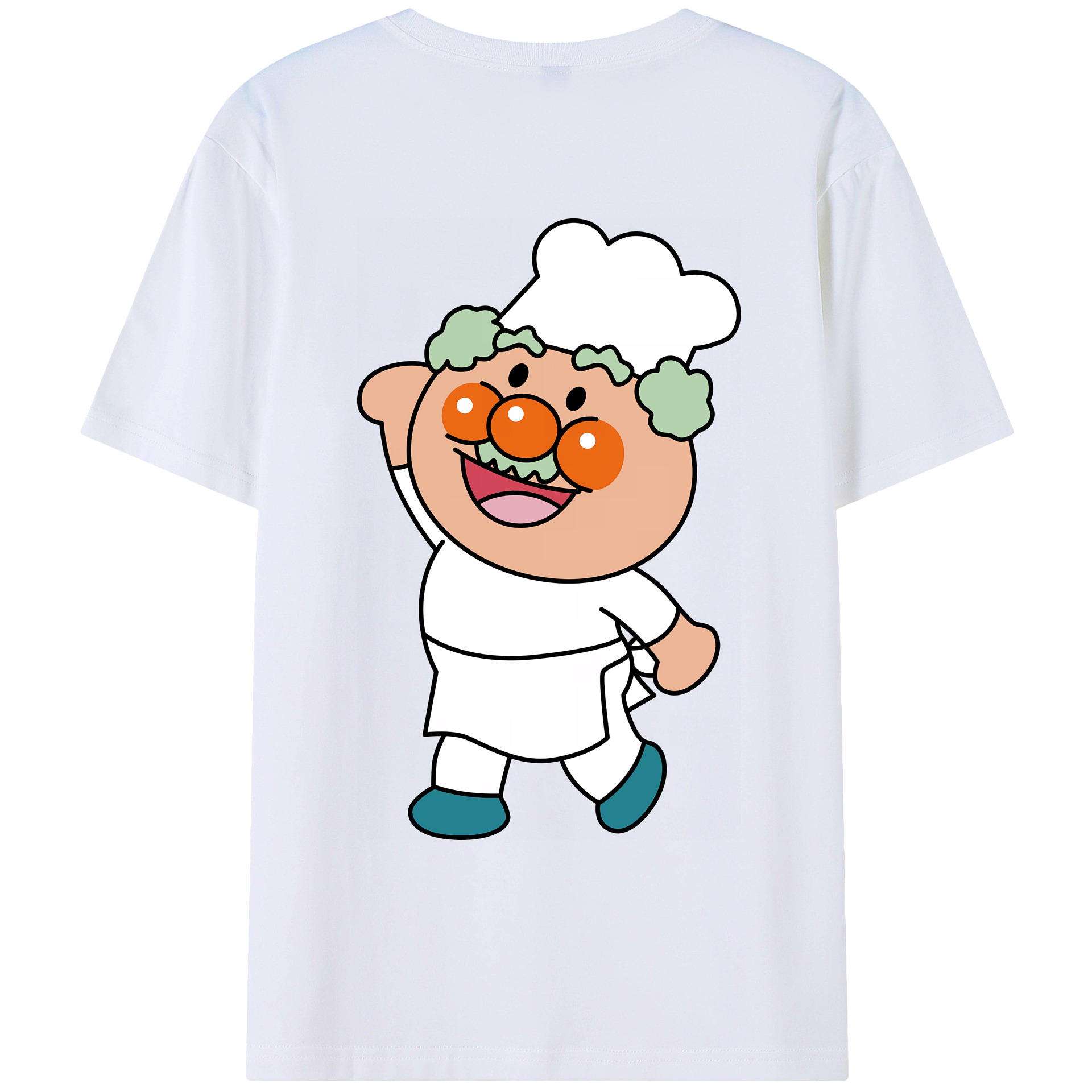 （画像用） アンパンマン Anpanman レディース半袖Tシャツ(バックプリント)