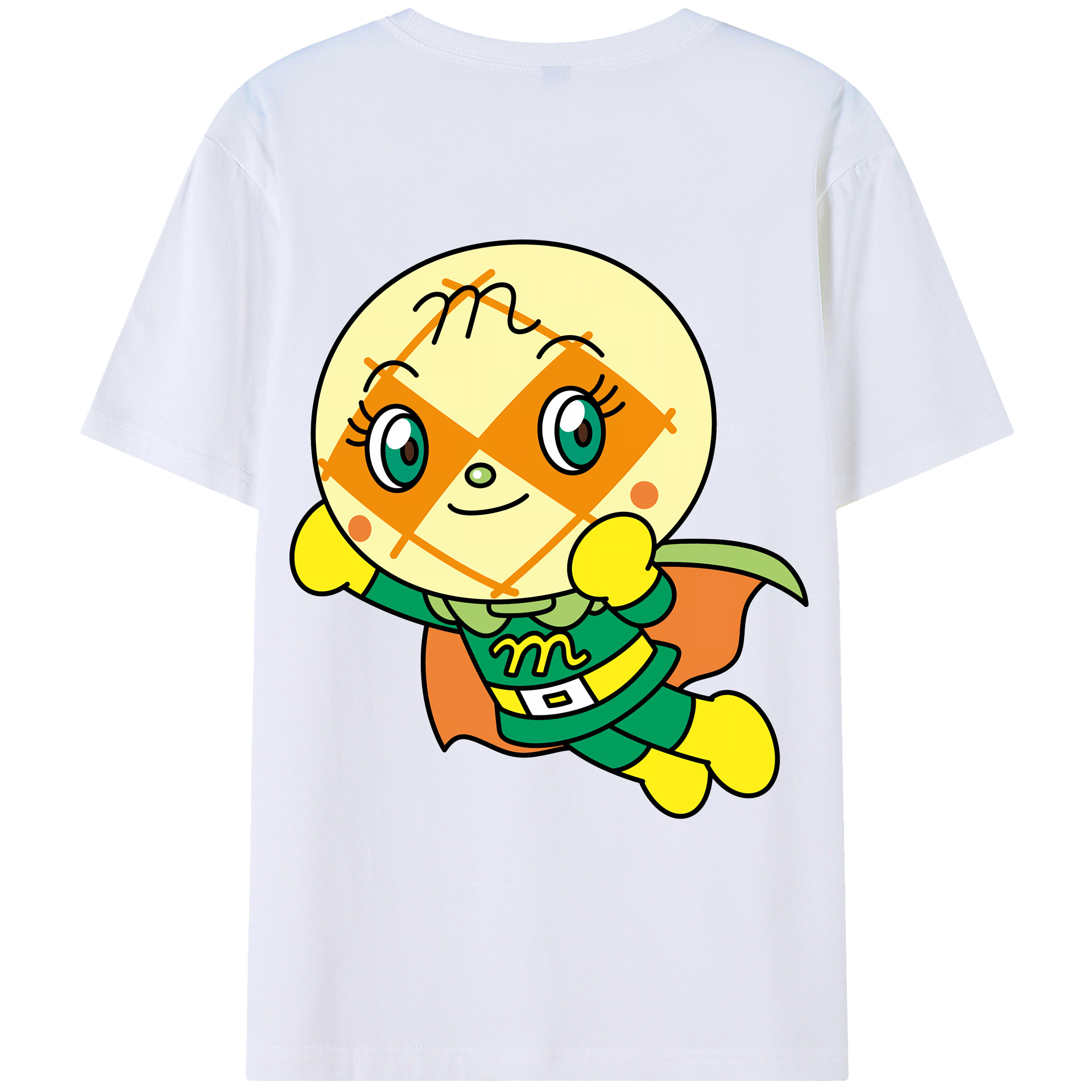 （画像用） アンパンマン Anpanman レディース半袖Tシャツ(バックプリント)