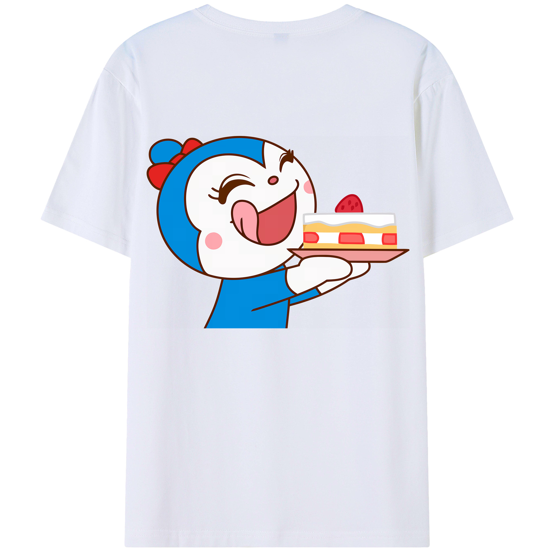 （画像用） アンパンマン Anpanman レディース半袖Tシャツ(バックプリント)