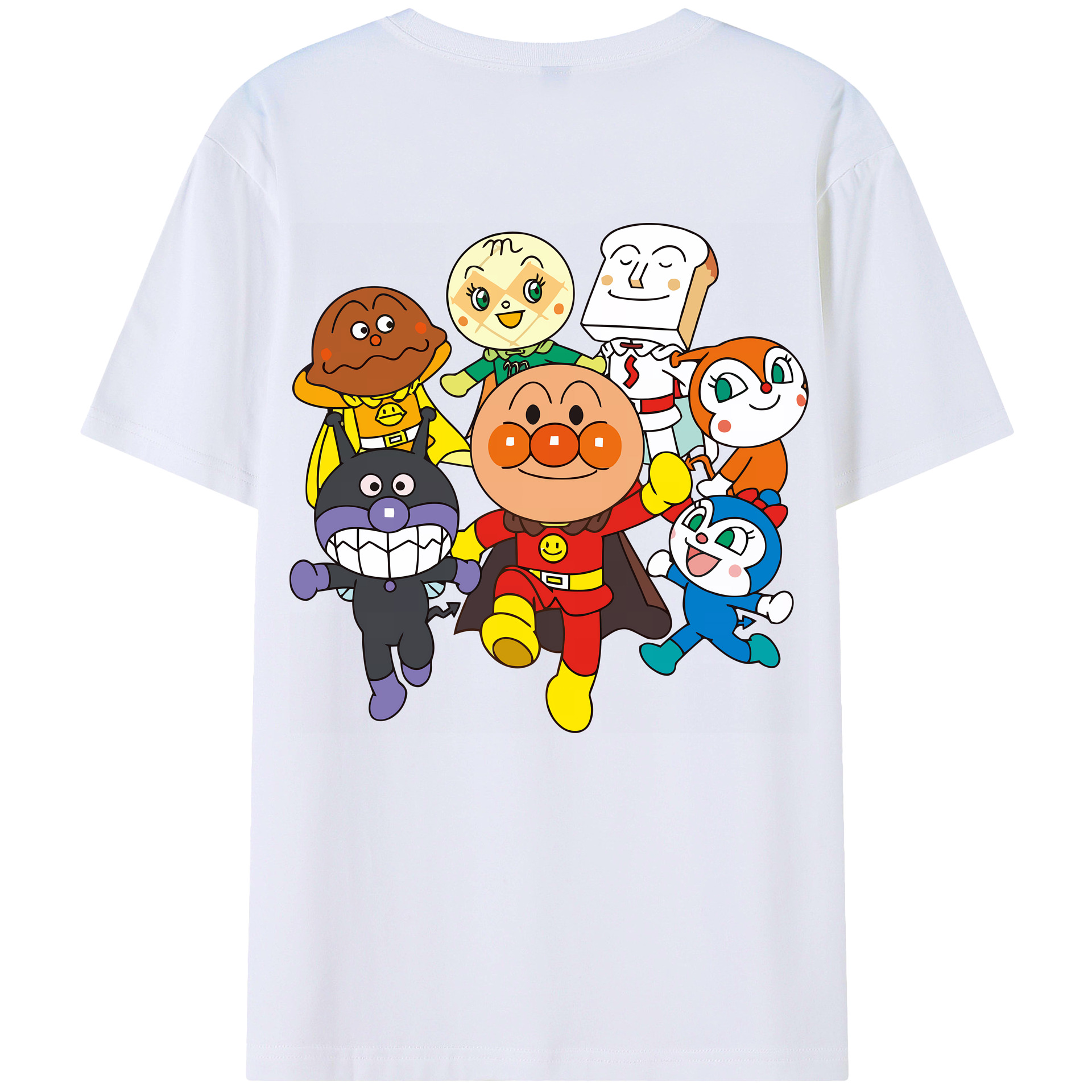 （画像用） アンパンマン Anpanman レディース半袖Tシャツ(バックプリント)