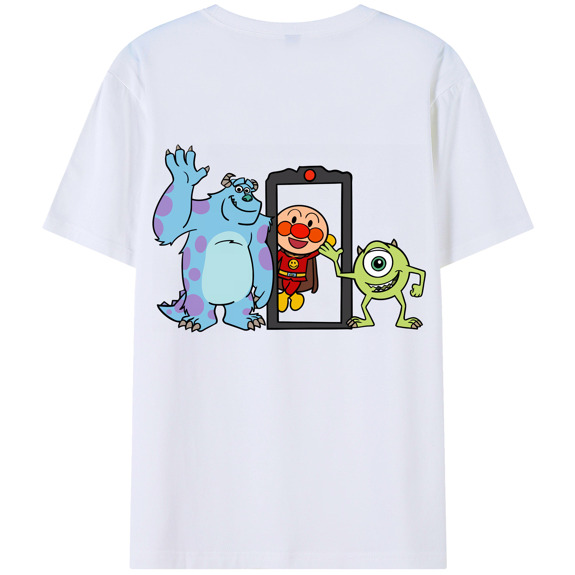 （画像用） アンパンマン Anpanman レディース半袖Tシャツ(バックプリント)