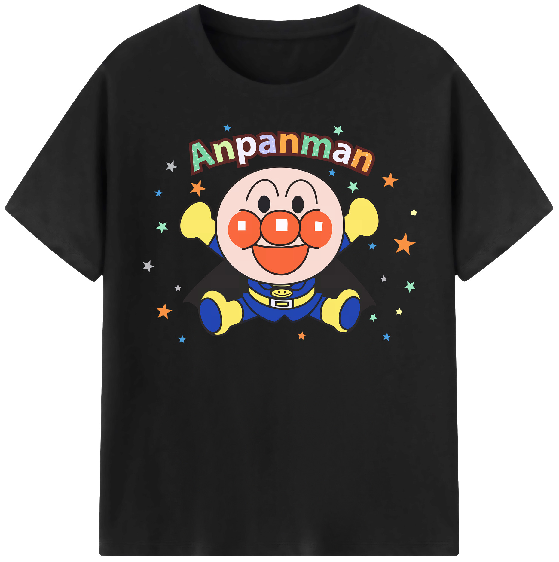 （画像用） アンパンマン Anpanman レディースカジュアルプリントTシャツ（綿100％）