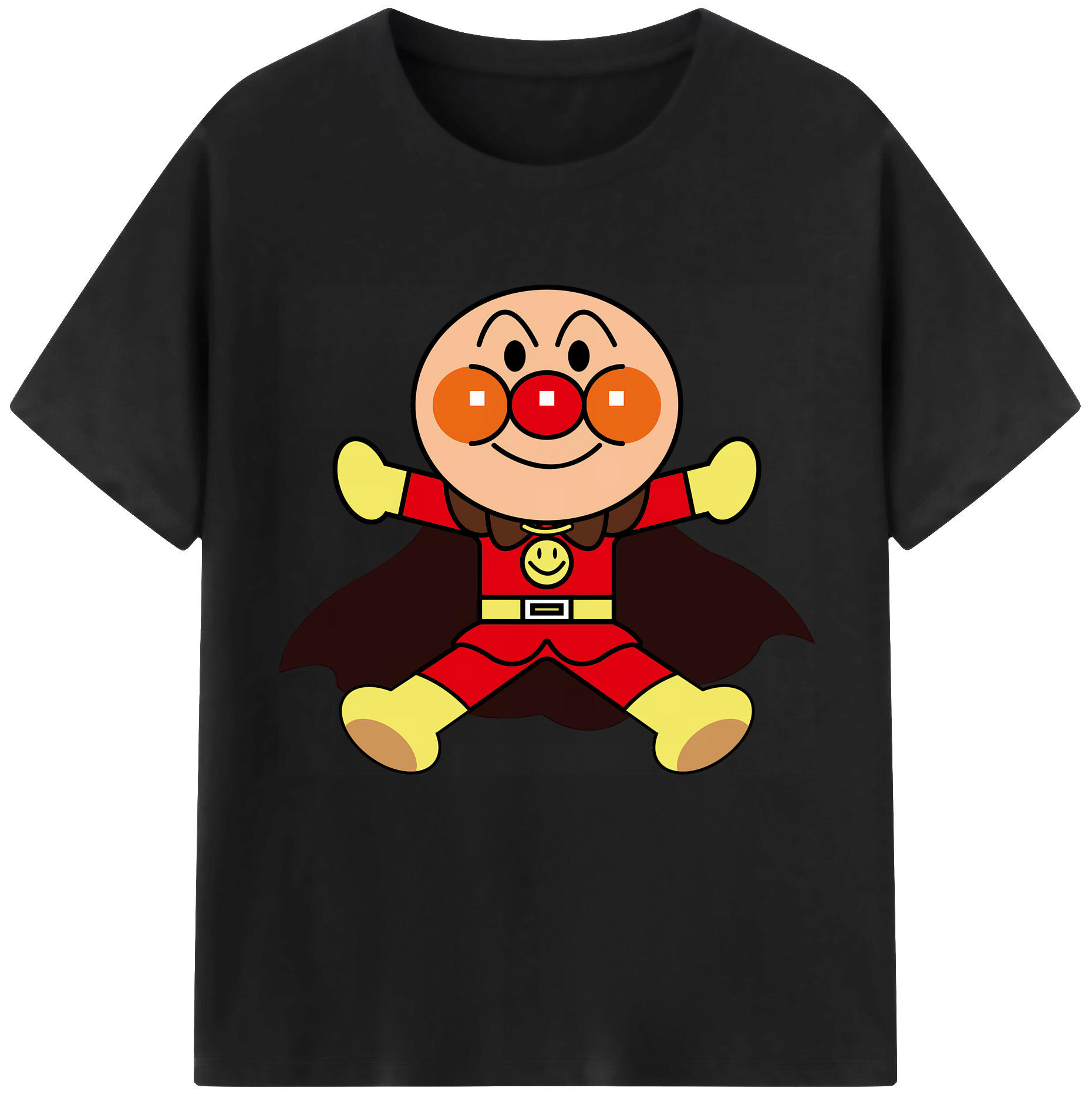 （画像用） アンパンマン Anpanman レディースカジュアルプリントTシャツ（綿100％）