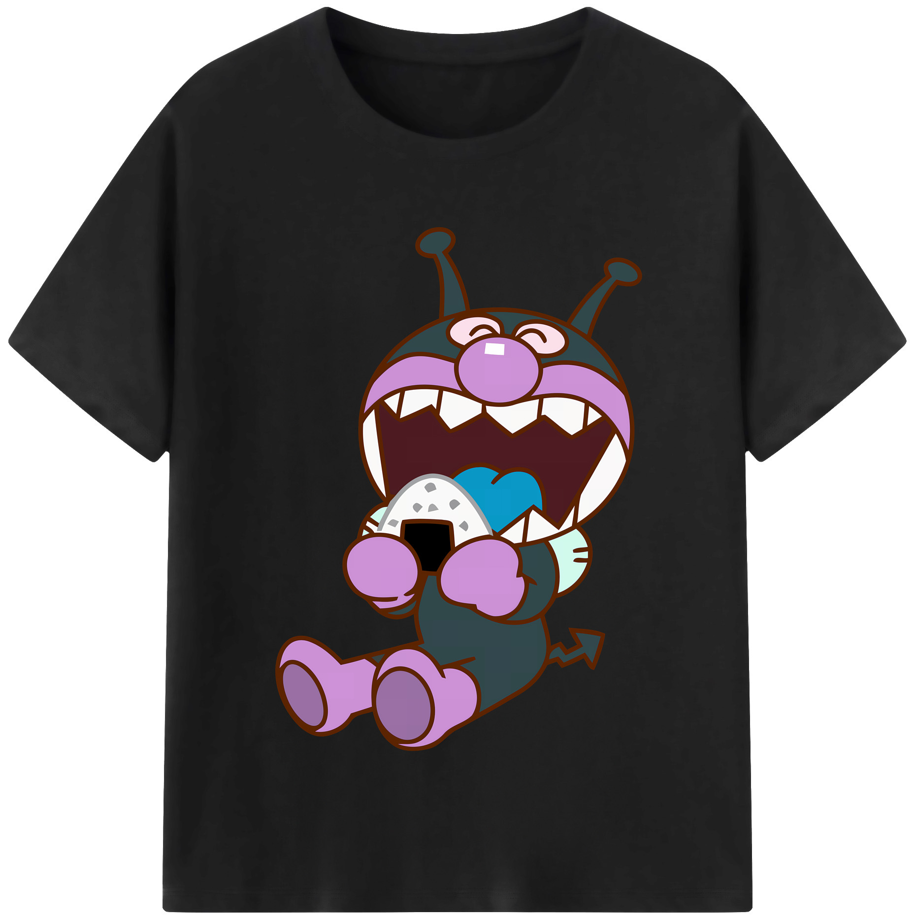 （画像用） アンパンマン Anpanman レディースカジュアルプリントTシャツ（綿100％）