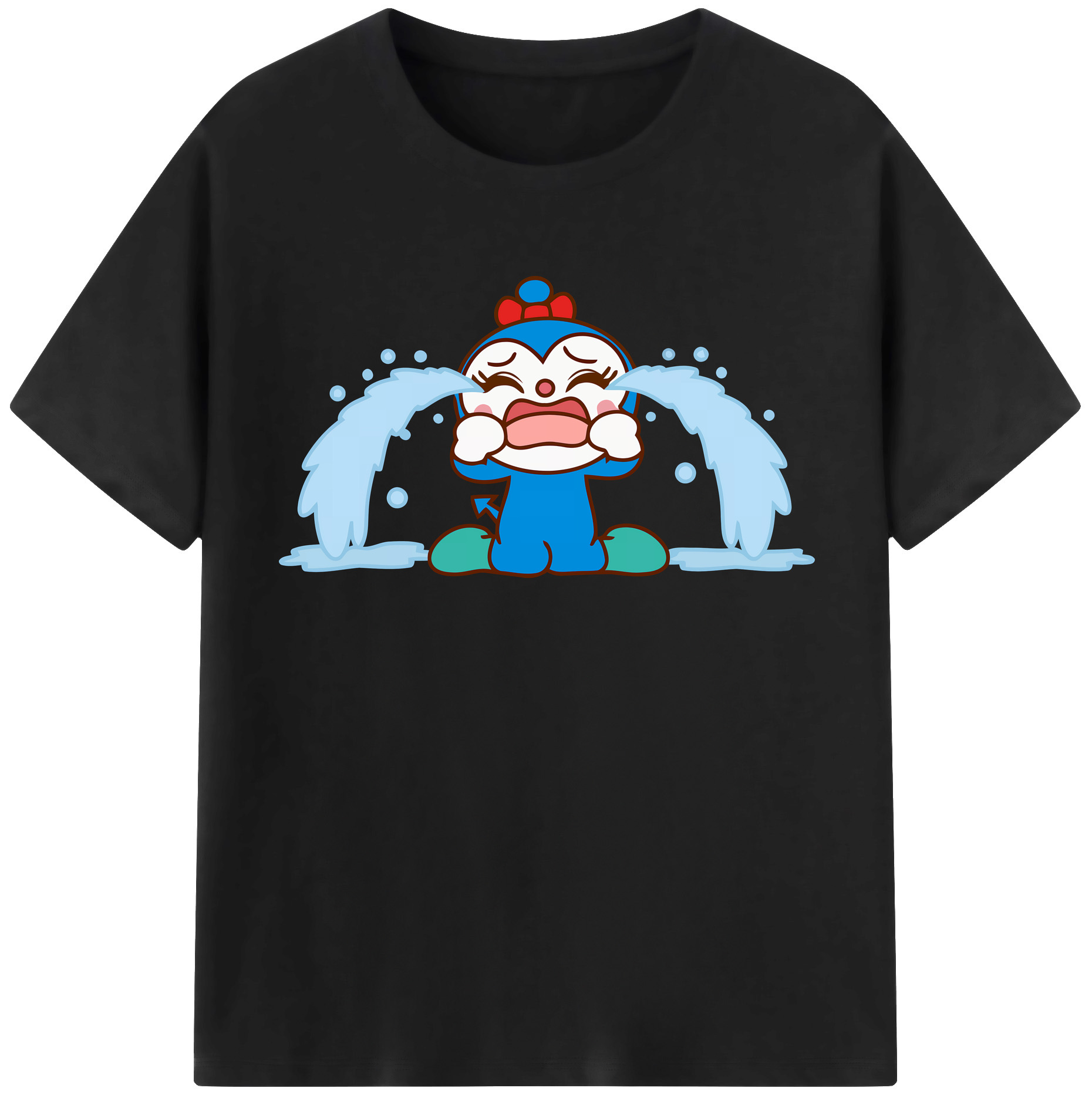 （画像用） アンパンマン Anpanman レディースカジュアルプリントTシャツ（綿100％）