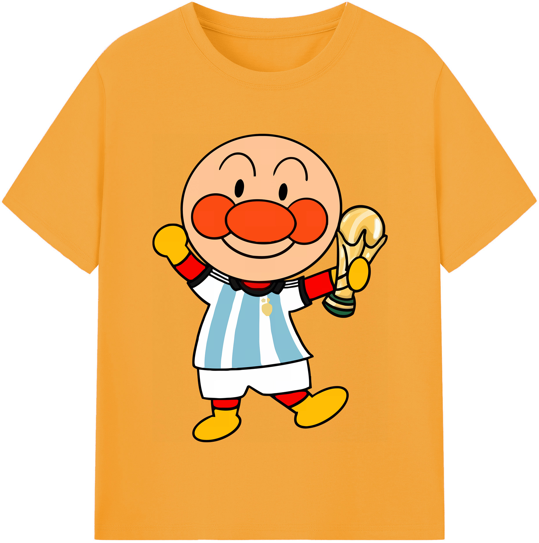 （画像用） アンパンマン Anpanman レディースカジュアルプリントTシャツ（綿100％）