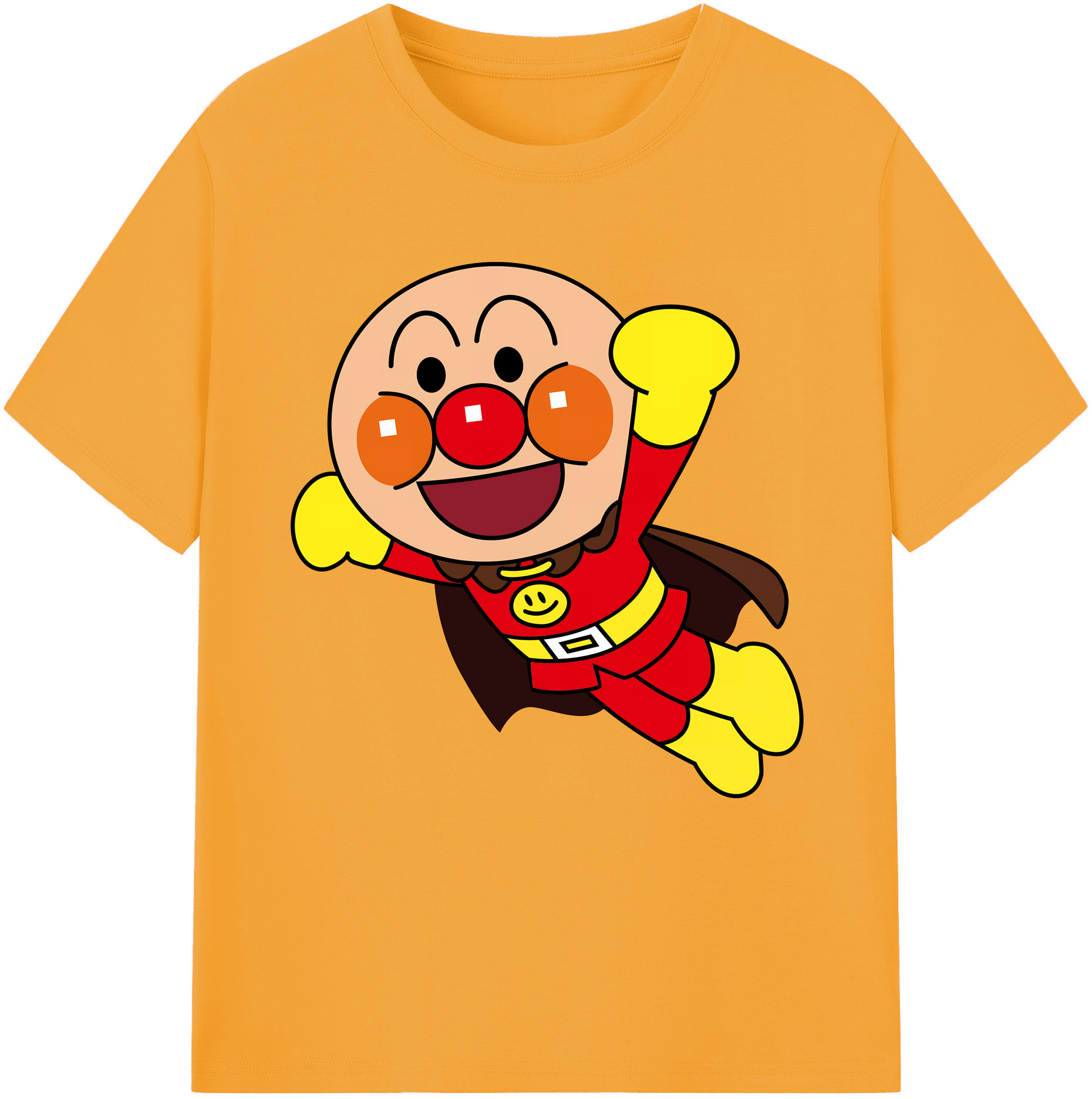 （画像用） アンパンマン Anpanman レディースカジュアルプリントTシャツ（綿100％）