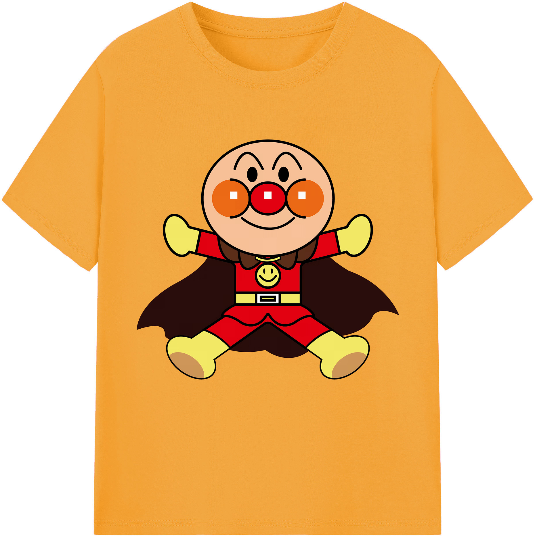 （画像用） アンパンマン Anpanman レディースカジュアルプリントTシャツ（綿100％）