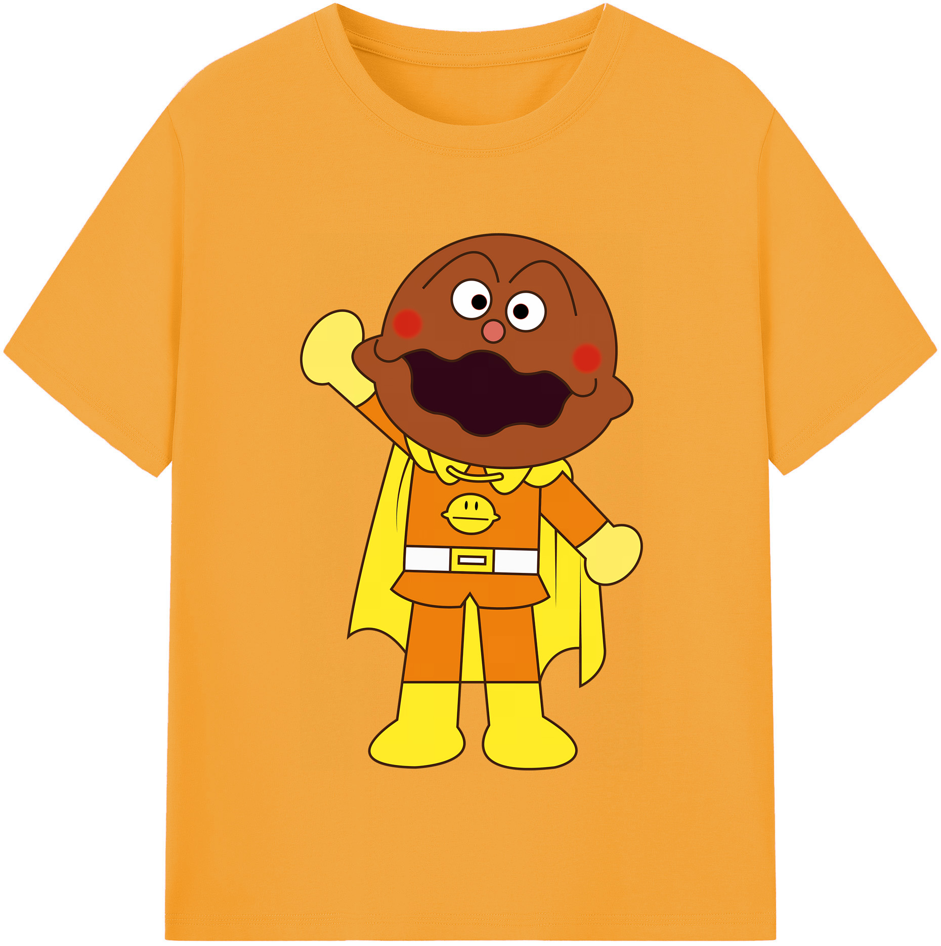 （画像用） アンパンマン Anpanman レディースカジュアルプリントTシャツ（綿100％）