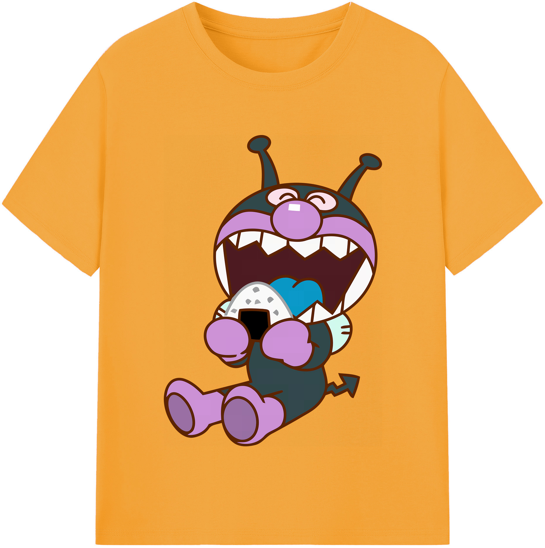（画像用） アンパンマン Anpanman レディースカジュアルプリントTシャツ（綿100％）