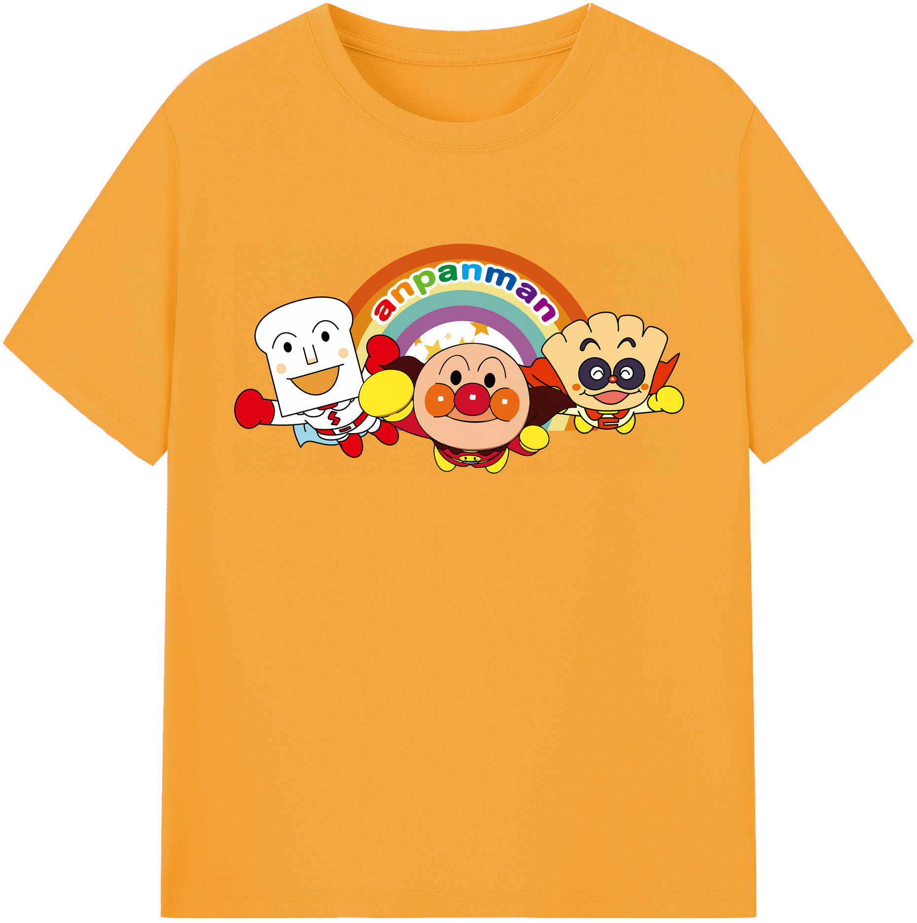 （画像用） アンパンマン Anpanman レディースカジュアルプリントTシャツ（綿100％）