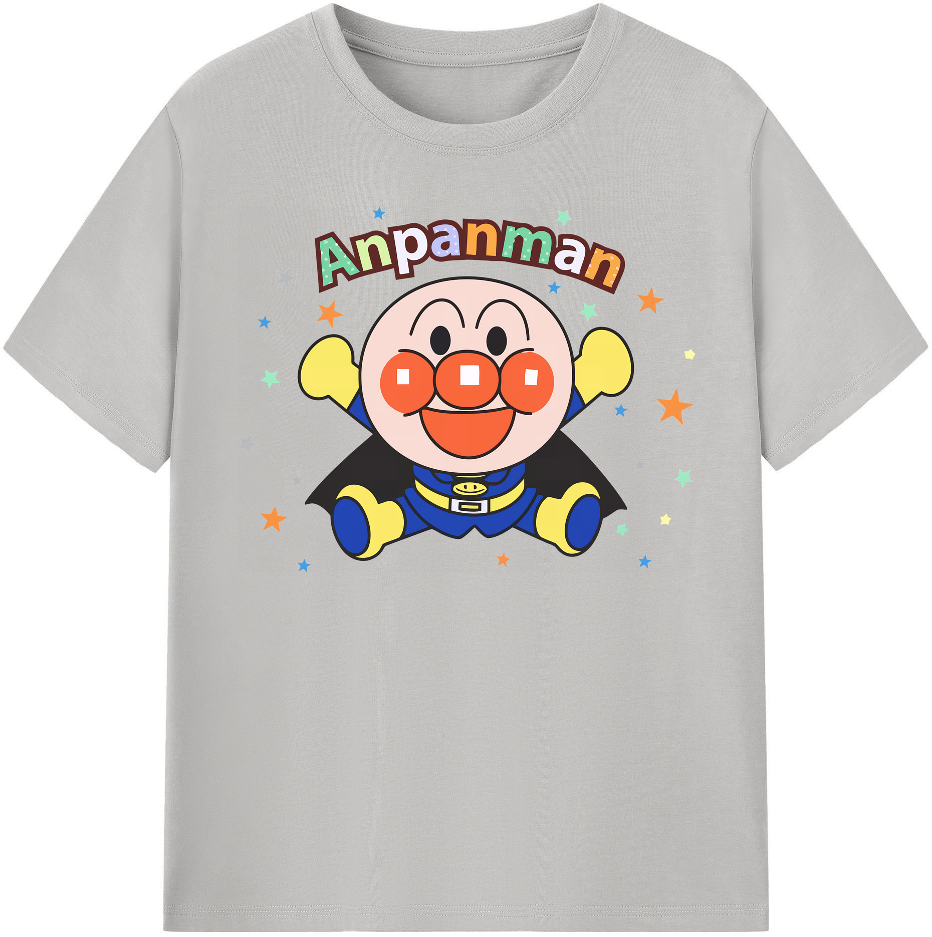 （画像用） アンパンマン Anpanman レディースカジュアルプリントTシャツ（綿100％）