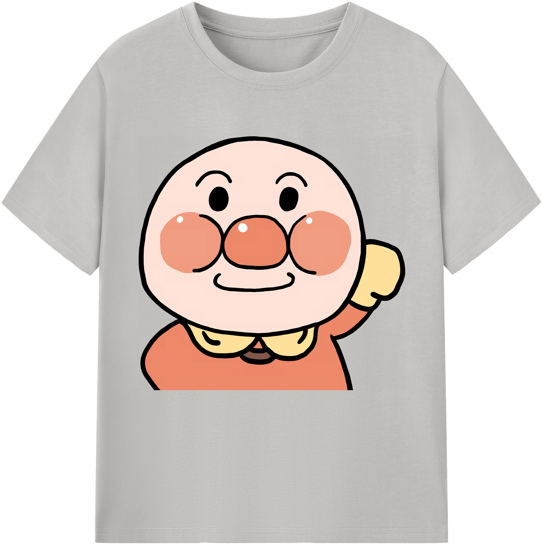 （画像用） アンパンマン Anpanman レディースカジュアルプリントTシャツ（綿100％）