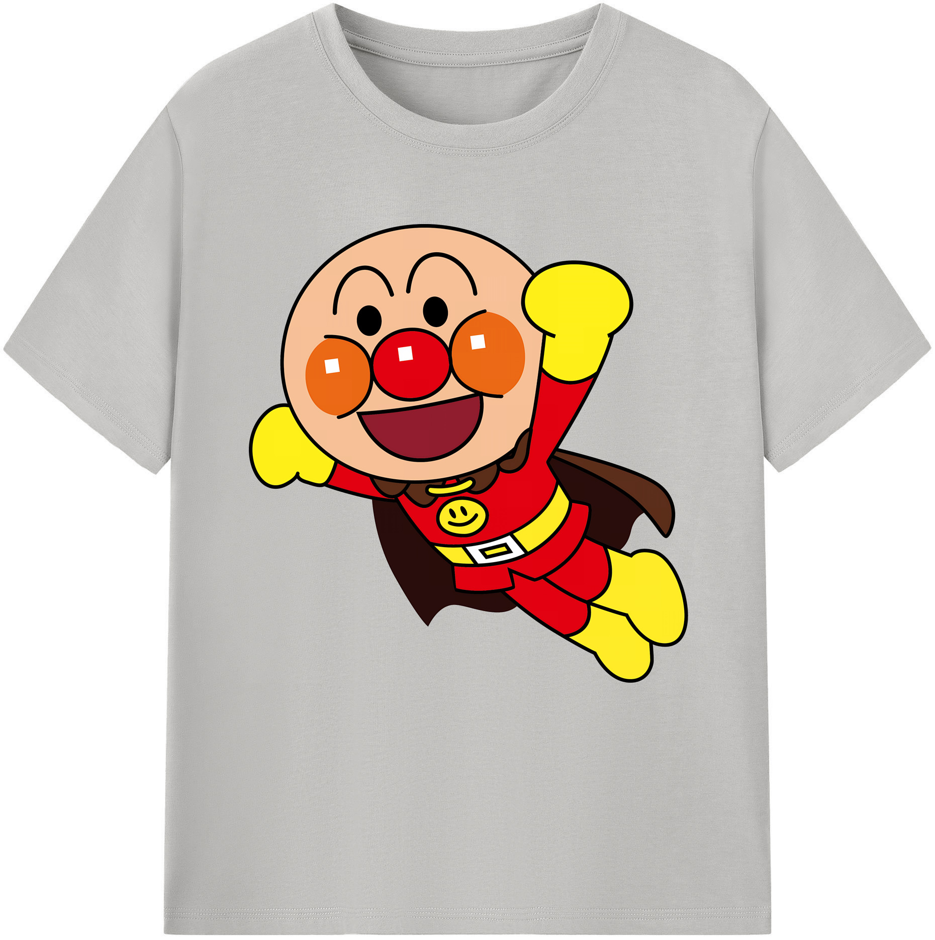 （画像用） アンパンマン Anpanman レディースカジュアルプリントTシャツ（綿100％）