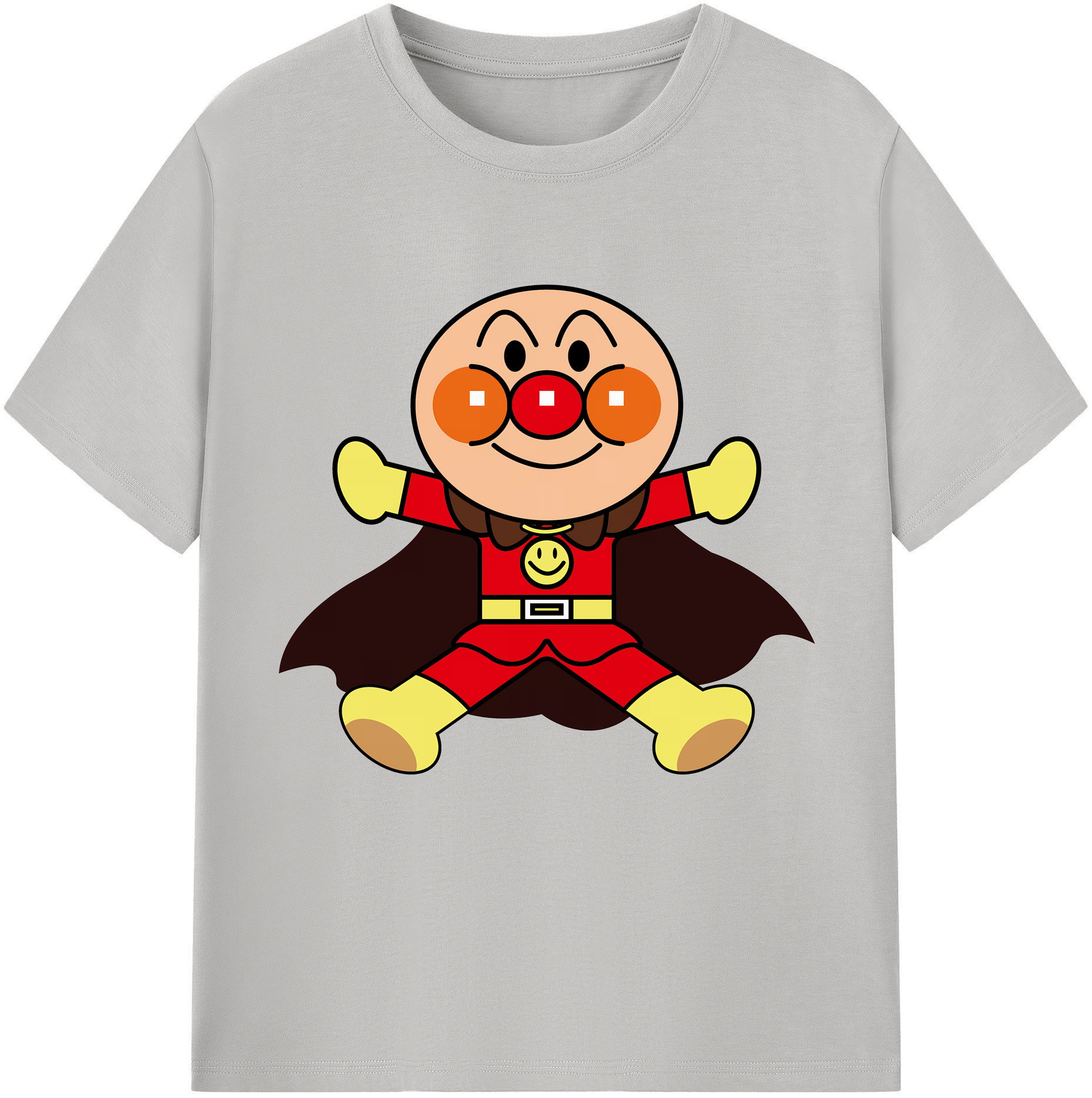 （画像用） アンパンマン Anpanman レディースカジュアルプリントTシャツ（綿100％）