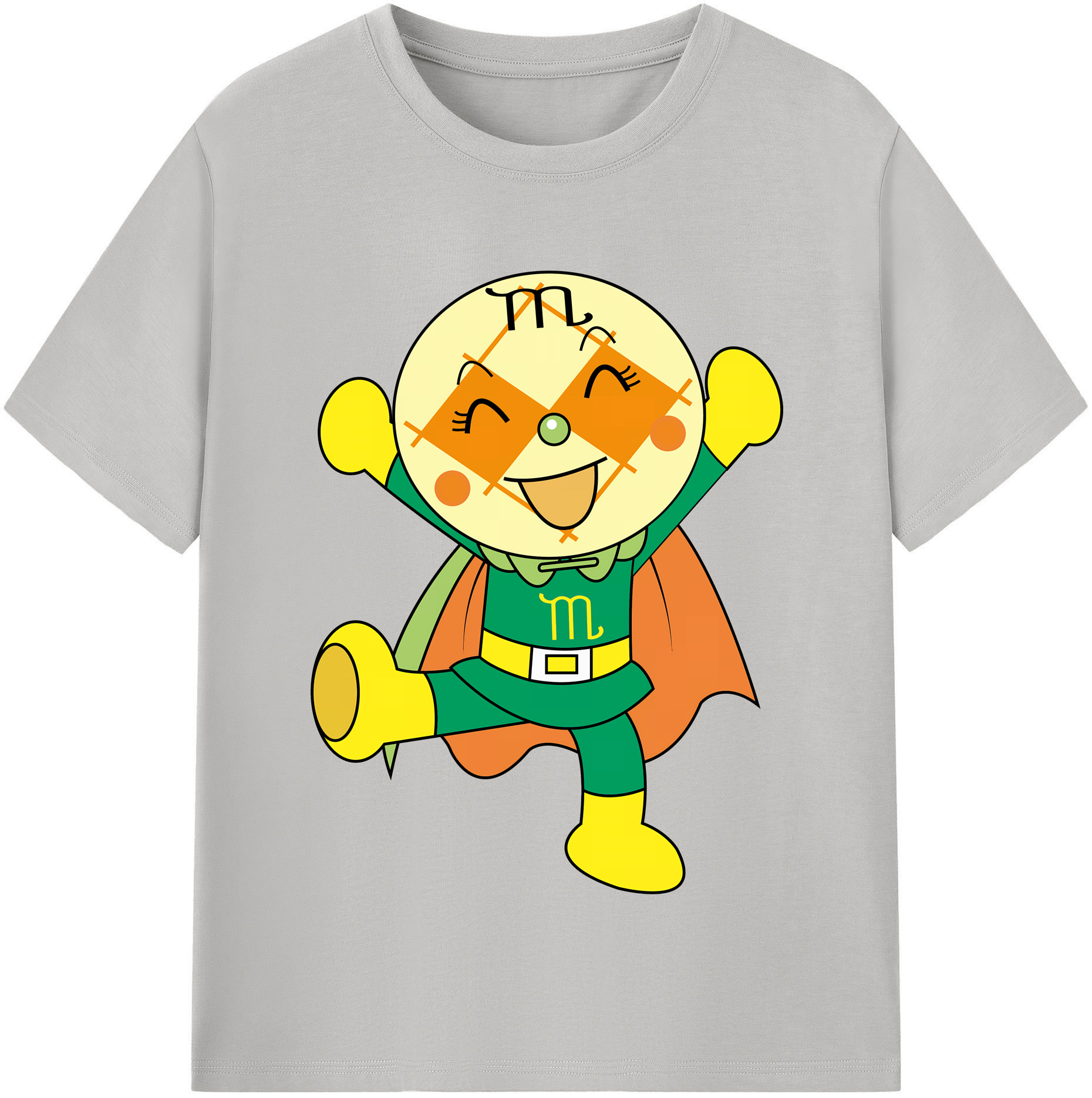 （画像用） アンパンマン Anpanman レディースカジュアルプリントTシャツ（綿100％）