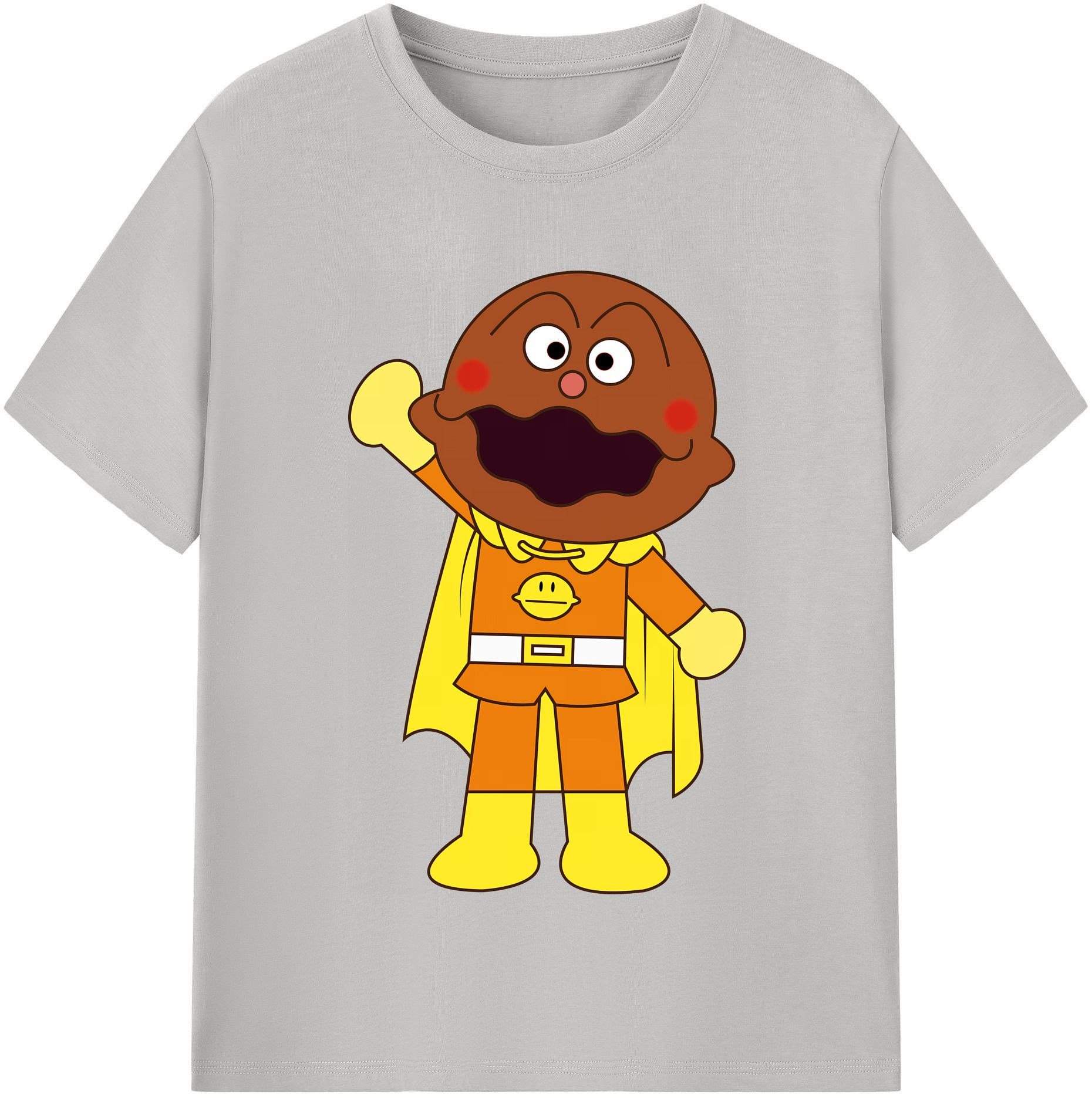 （画像用） アンパンマン Anpanman レディースカジュアルプリントTシャツ（綿100％）