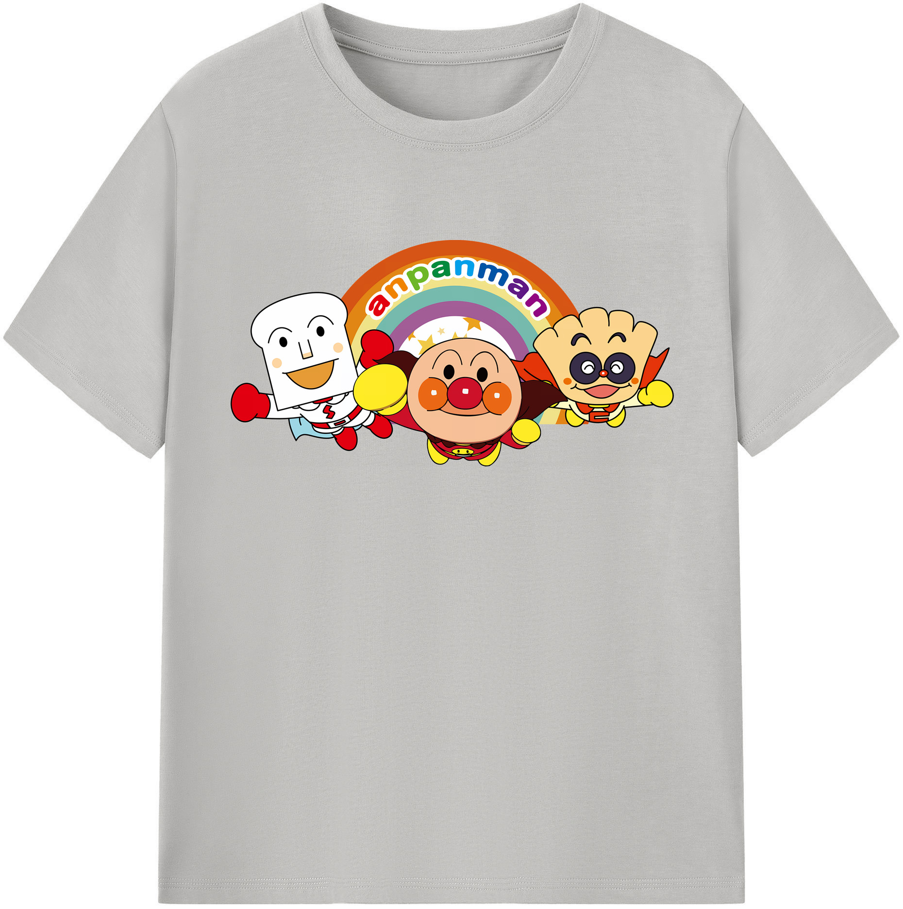 （画像用） アンパンマン Anpanman レディースカジュアルプリントTシャツ（綿100％）