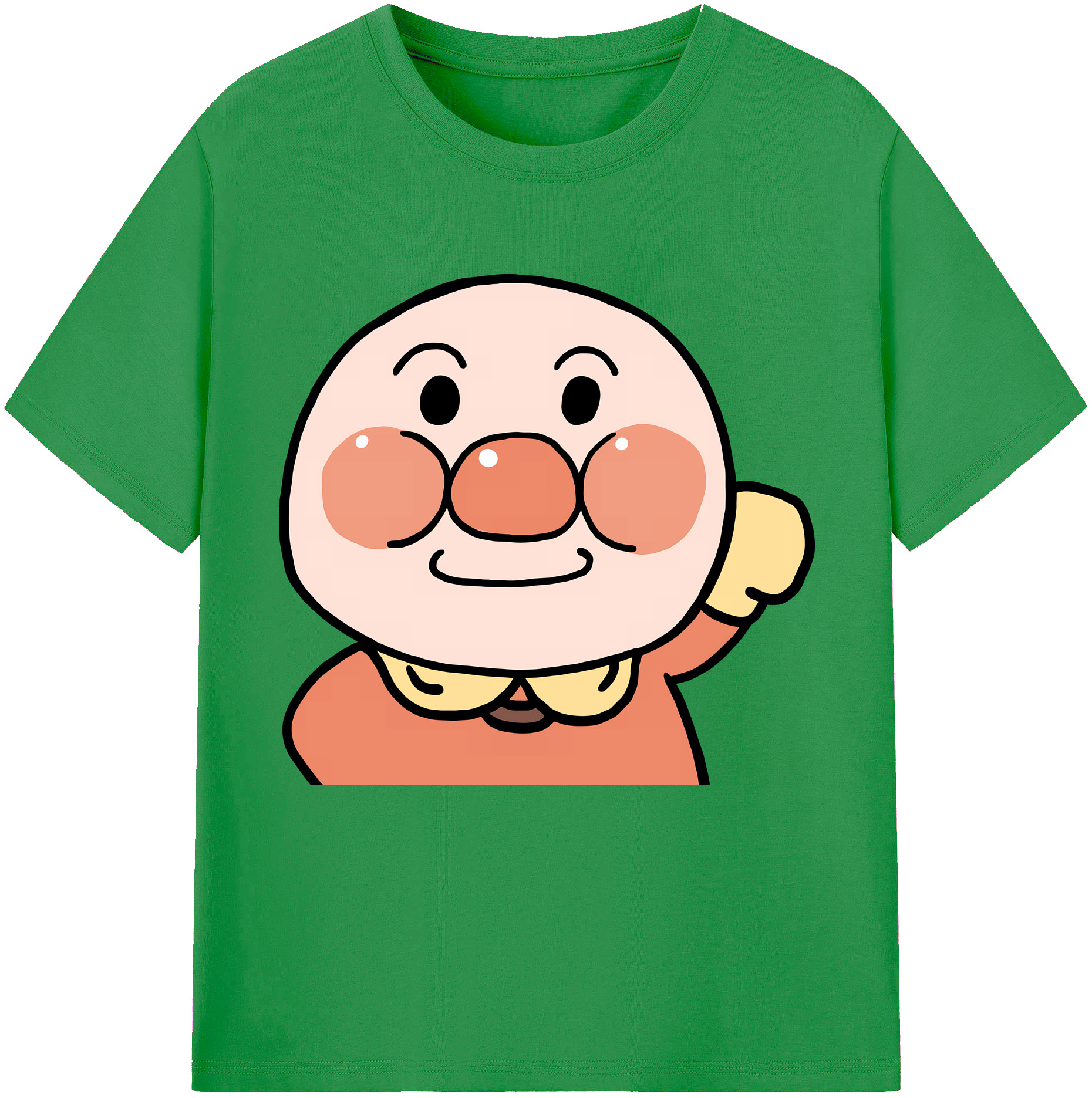 （画像用） アンパンマン Anpanman レディースカジュアルプリントTシャツ（綿100％）