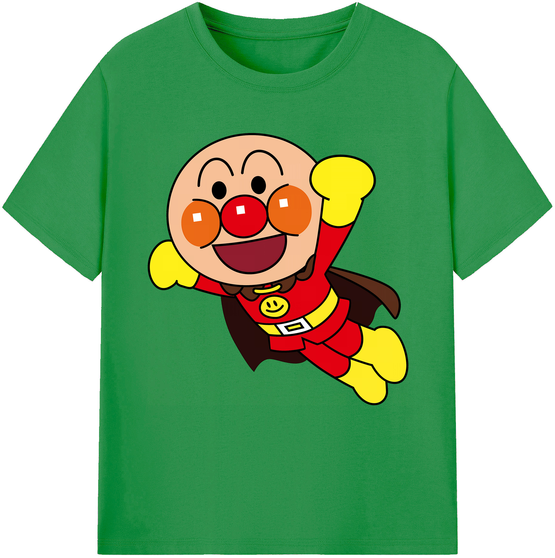 （画像用） アンパンマン Anpanman レディースカジュアルプリントTシャツ（綿100％）
