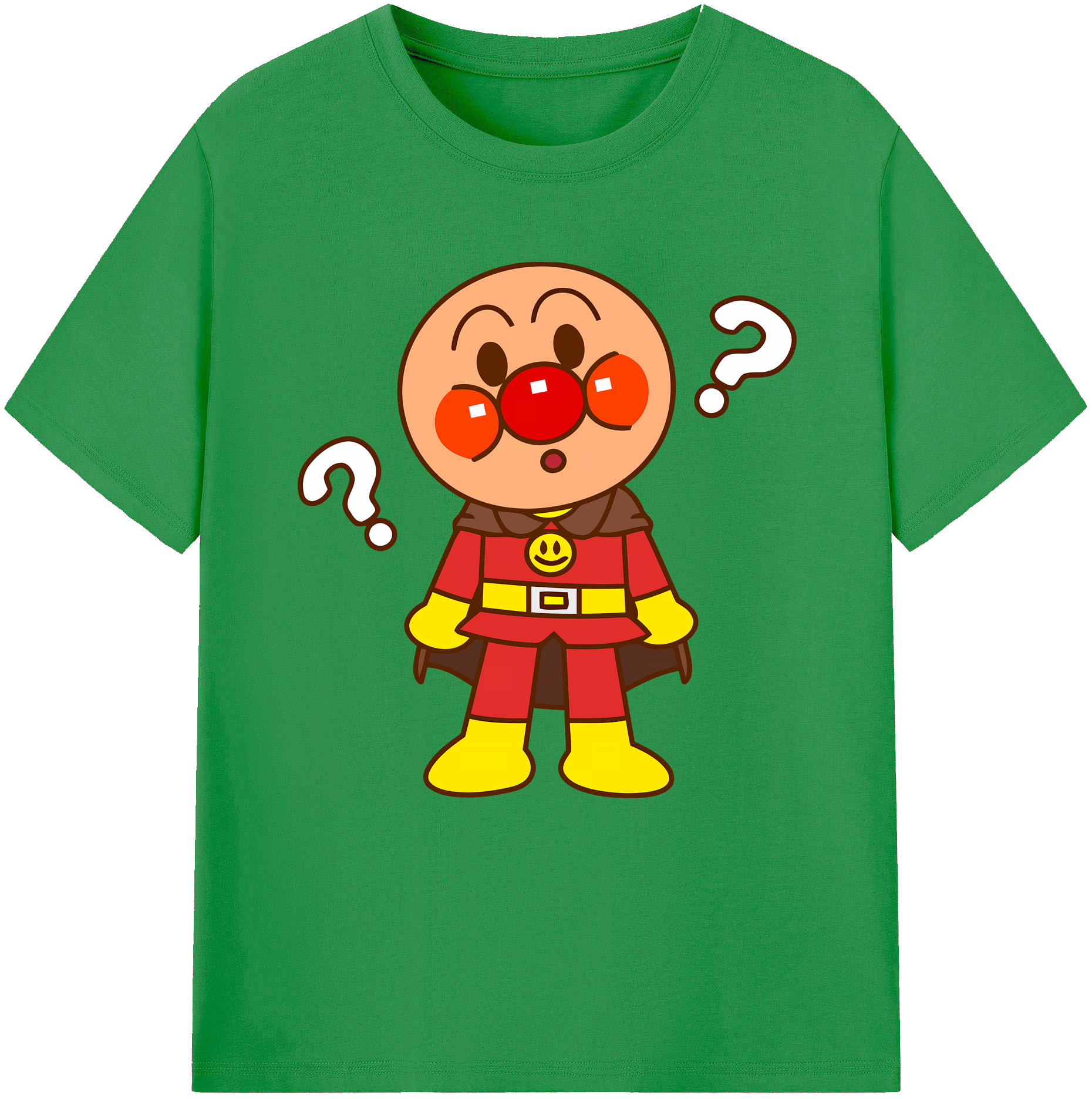 （画像用） アンパンマン Anpanman レディースカジュアルプリントTシャツ（綿100％）