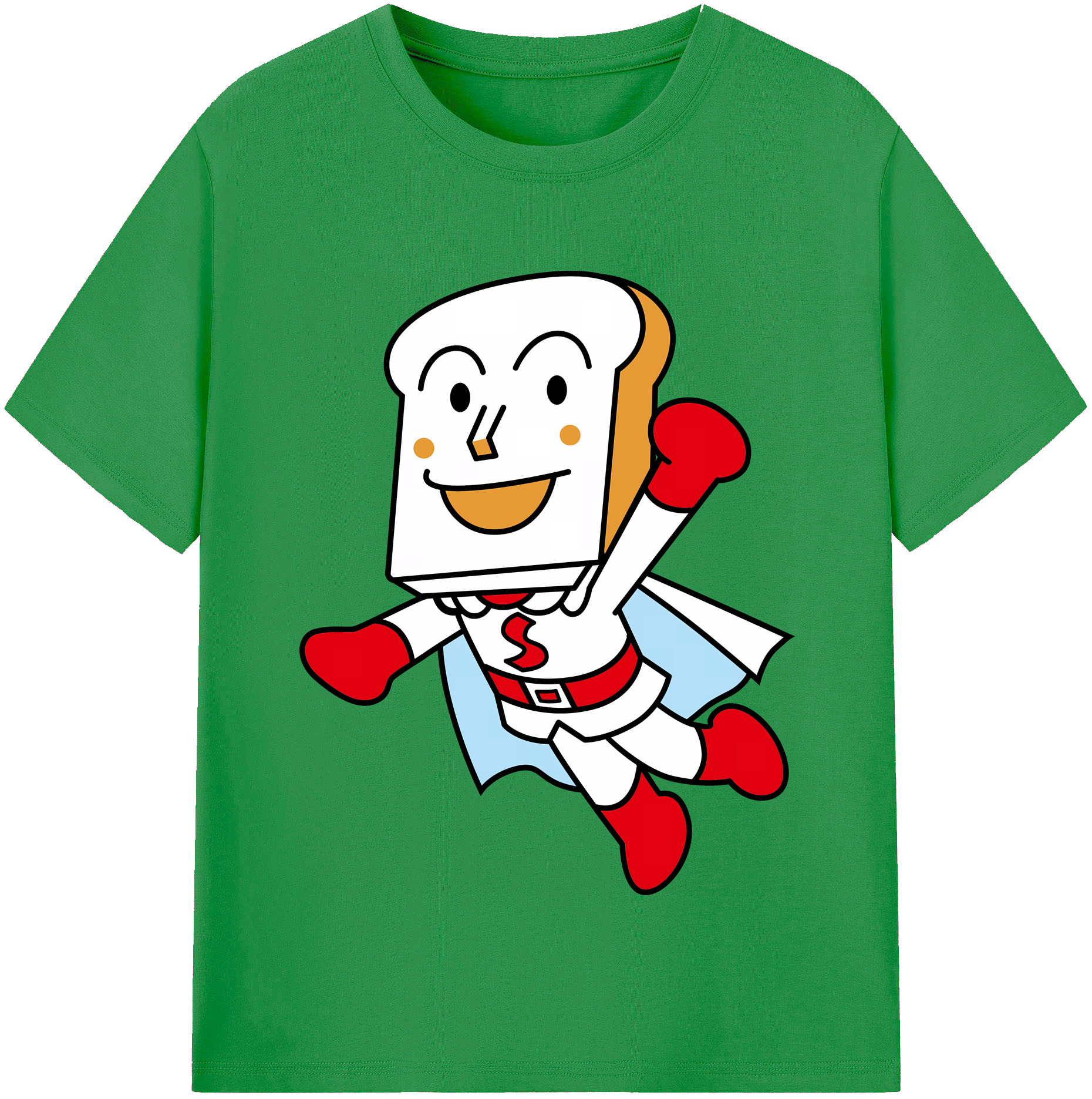 （画像用） アンパンマン Anpanman レディースカジュアルプリントTシャツ（綿100％）