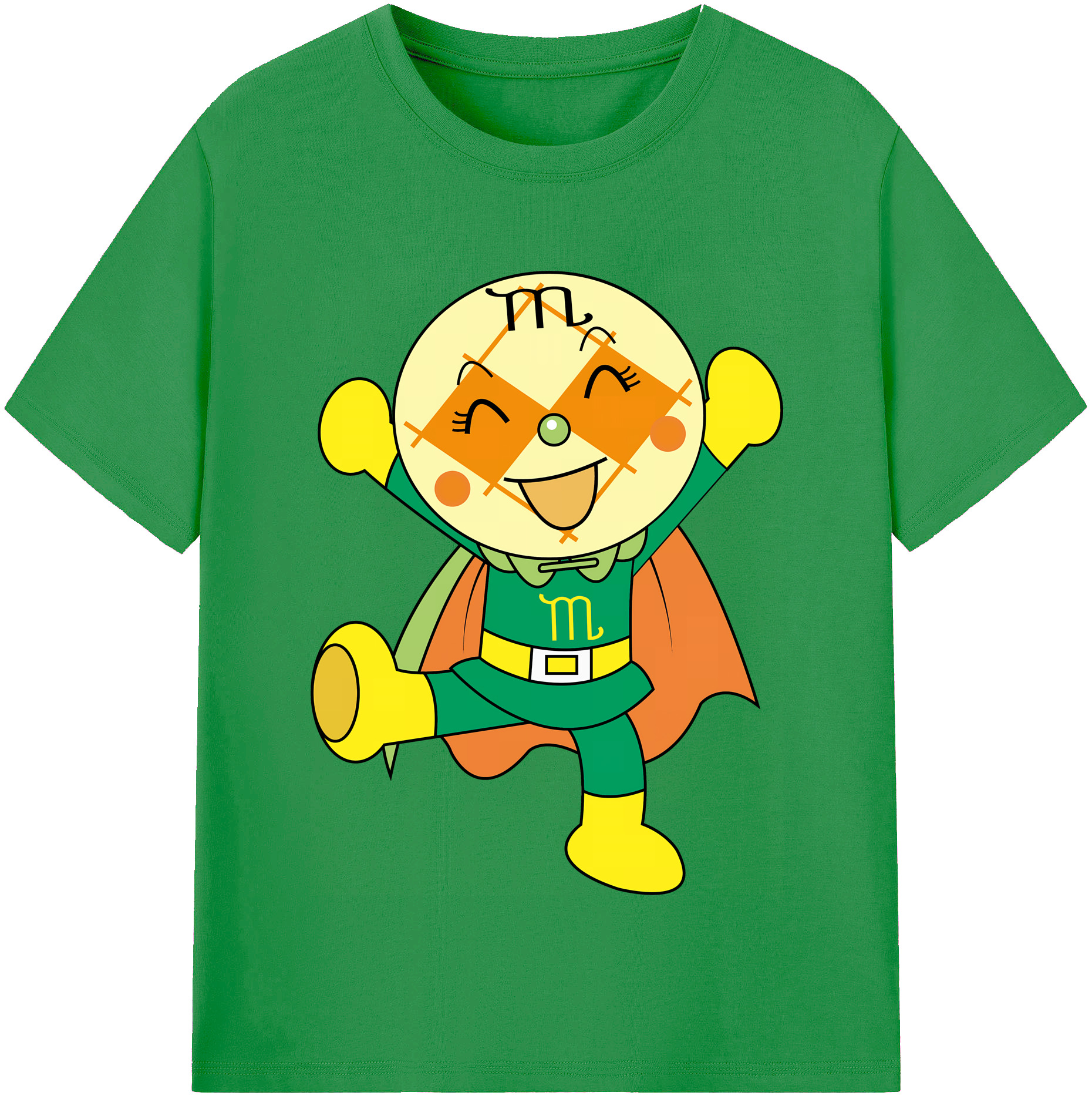（画像用） アンパンマン Anpanman レディースカジュアルプリントTシャツ（綿100％）