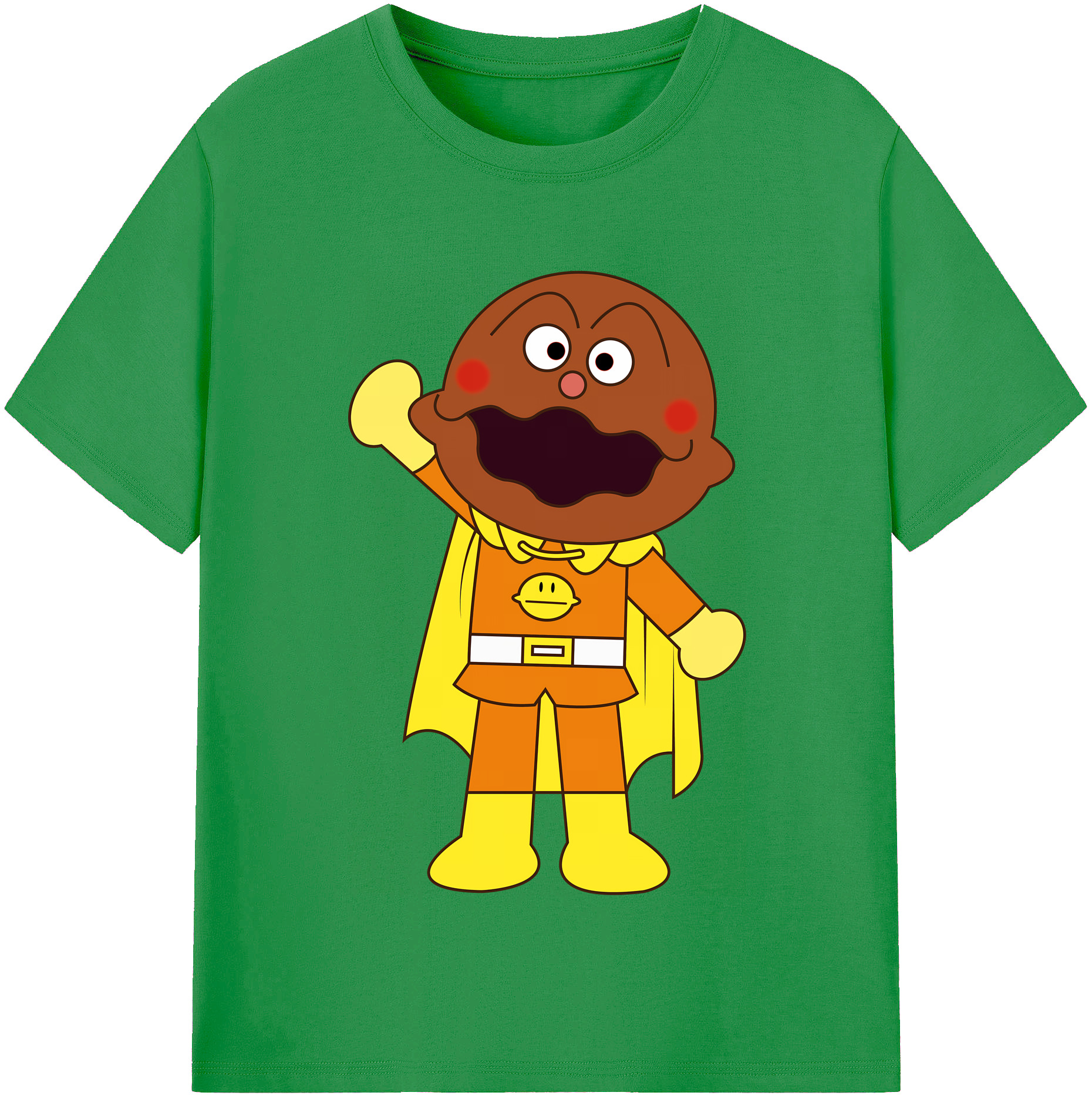 （画像用） アンパンマン Anpanman レディースカジュアルプリントTシャツ（綿100％）