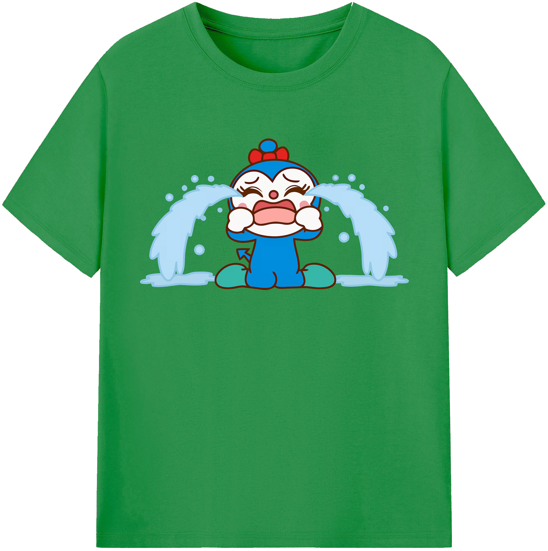 （画像用） アンパンマン Anpanman レディースカジュアルプリントTシャツ（綿100％）