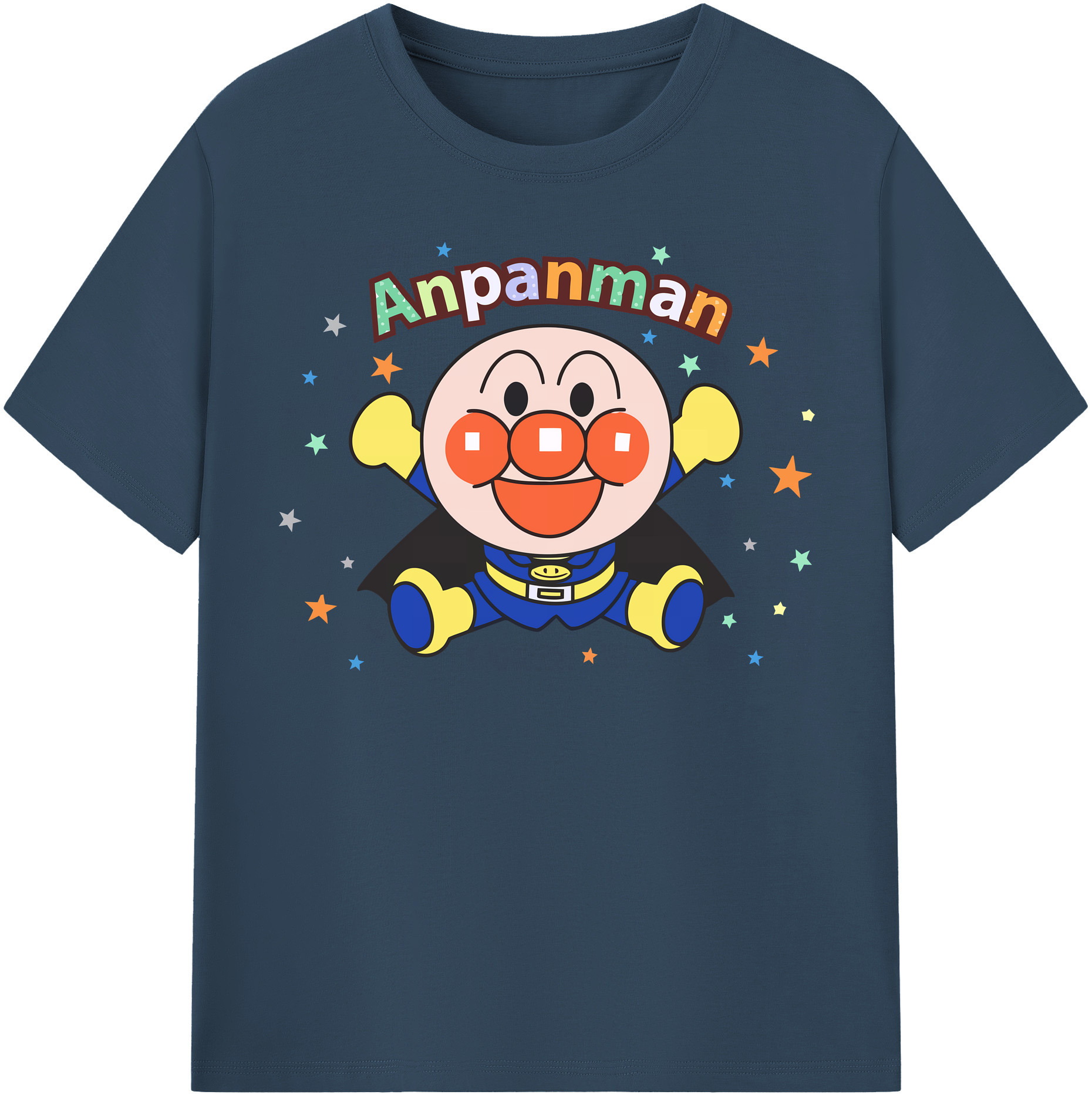 （画像用） アンパンマン Anpanman レディースカジュアルプリントTシャツ（綿100％）