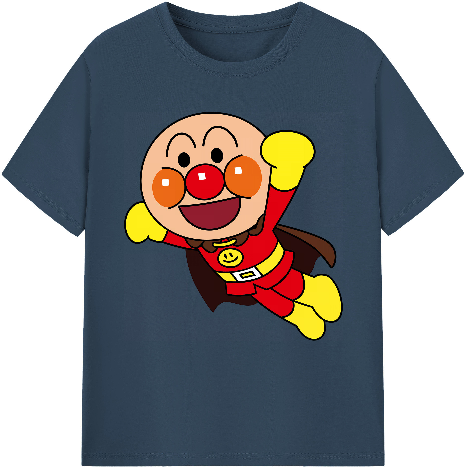 （画像用） アンパンマン Anpanman レディースカジュアルプリントTシャツ（綿100％）