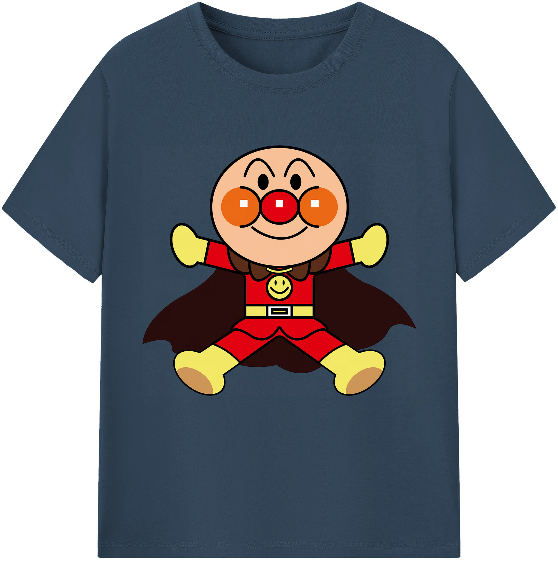 （画像用） アンパンマン Anpanman レディースカジュアルプリントTシャツ（綿100％）