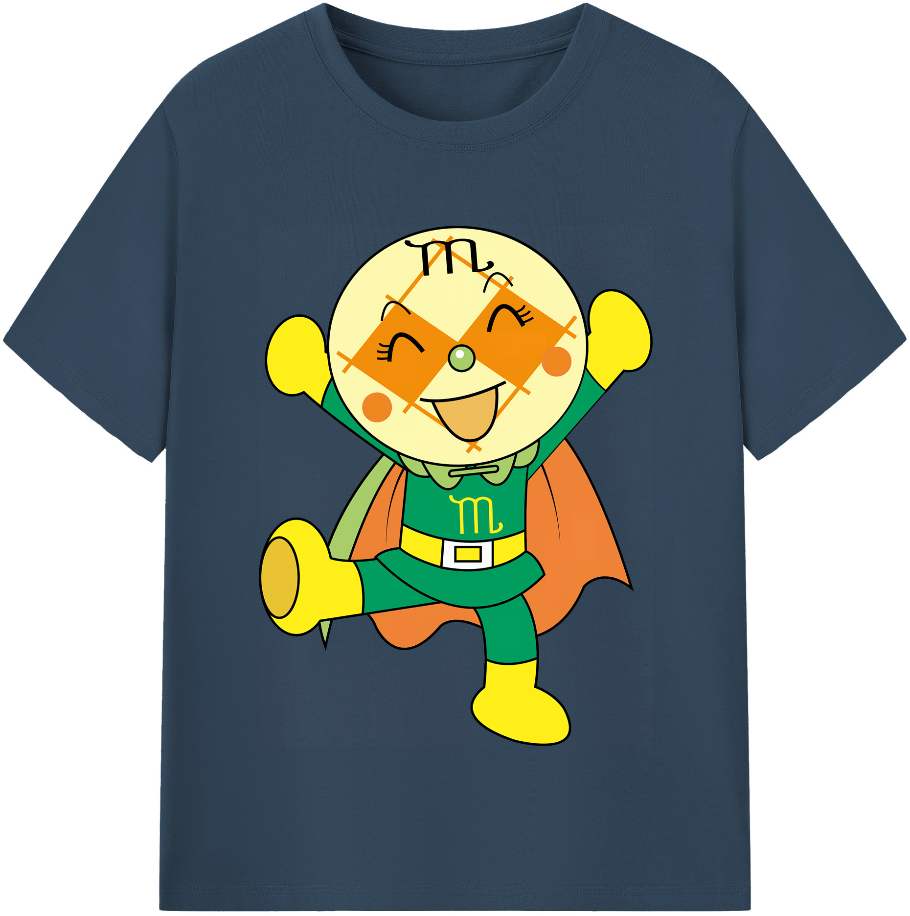 （画像用） アンパンマン Anpanman レディースカジュアルプリントTシャツ（綿100％）