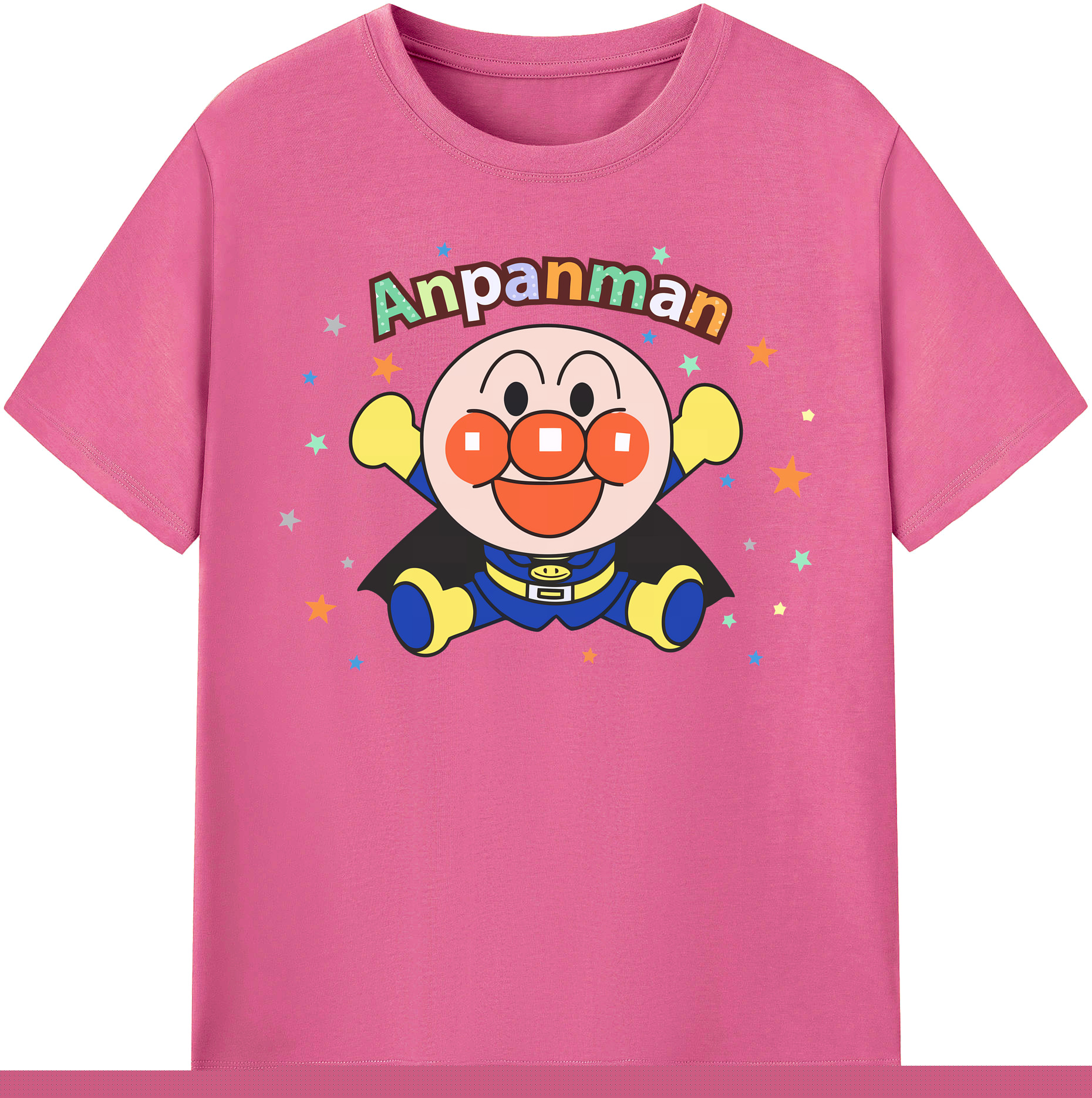 （画像用） アンパンマン Anpanman レディースカジュアルプリントTシャツ（綿100％）