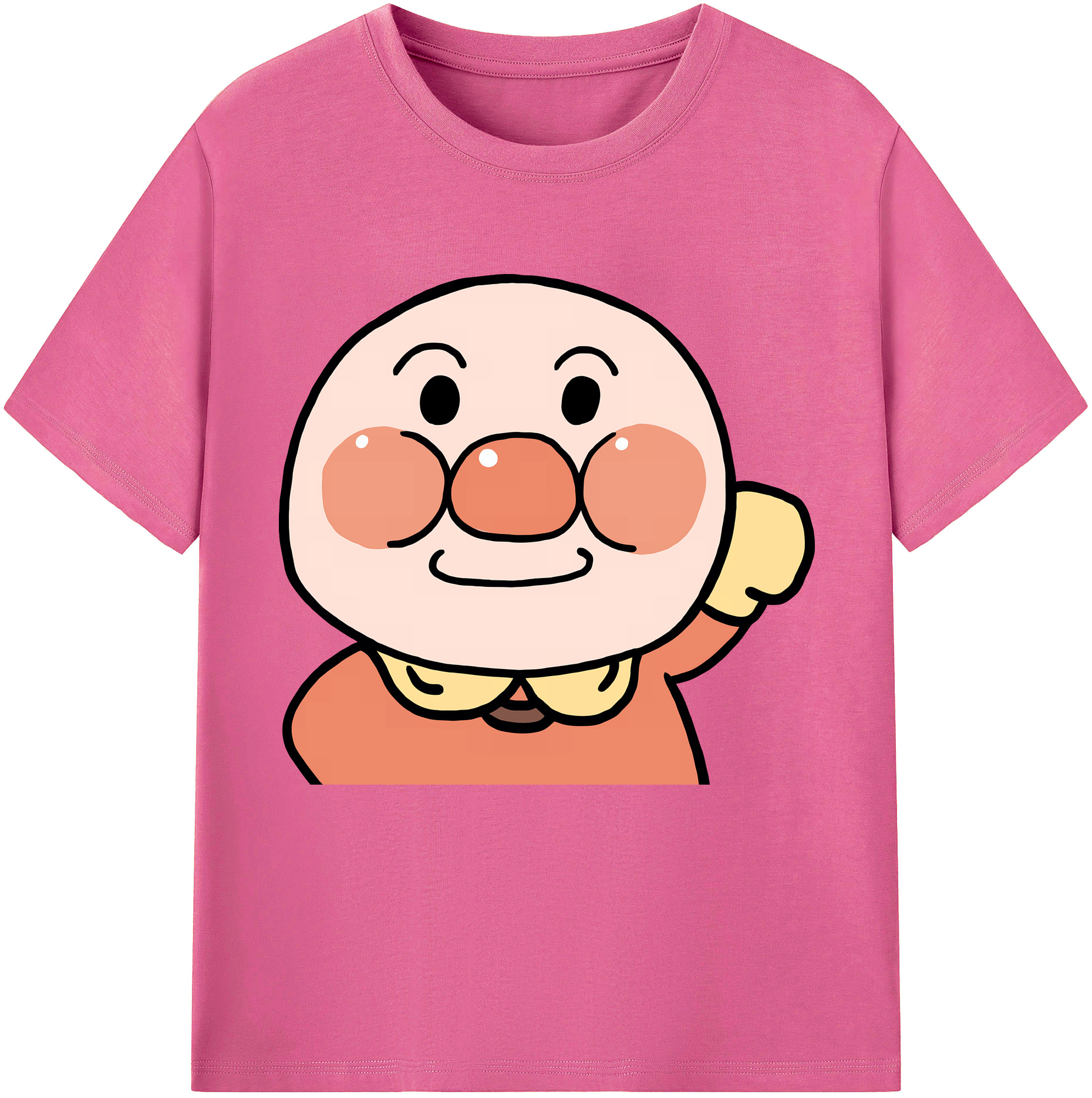 （画像用） アンパンマン Anpanman レディースカジュアルプリントTシャツ（綿100％）