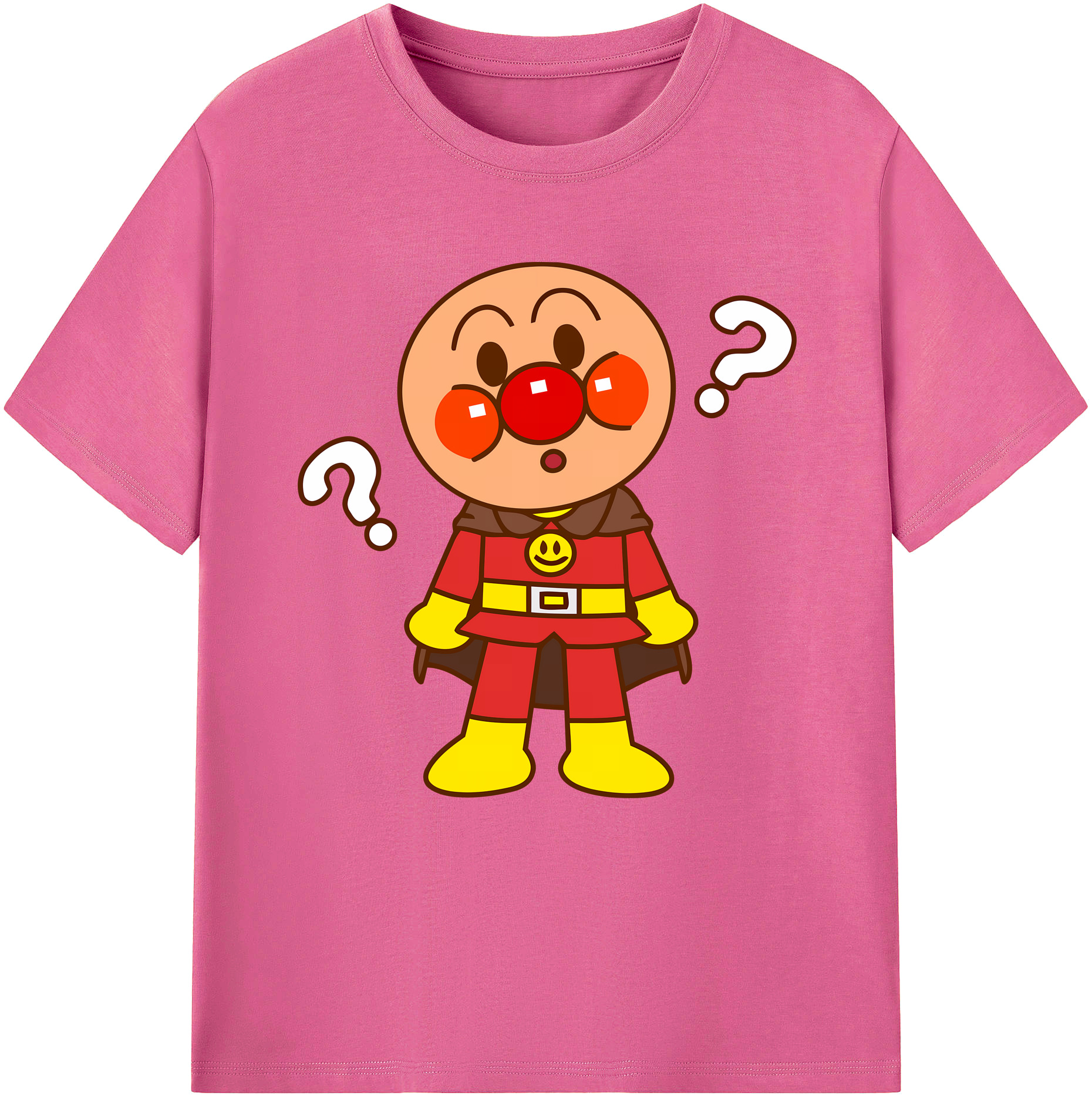 （画像用） アンパンマン Anpanman レディースカジュアルプリントTシャツ（綿100％）