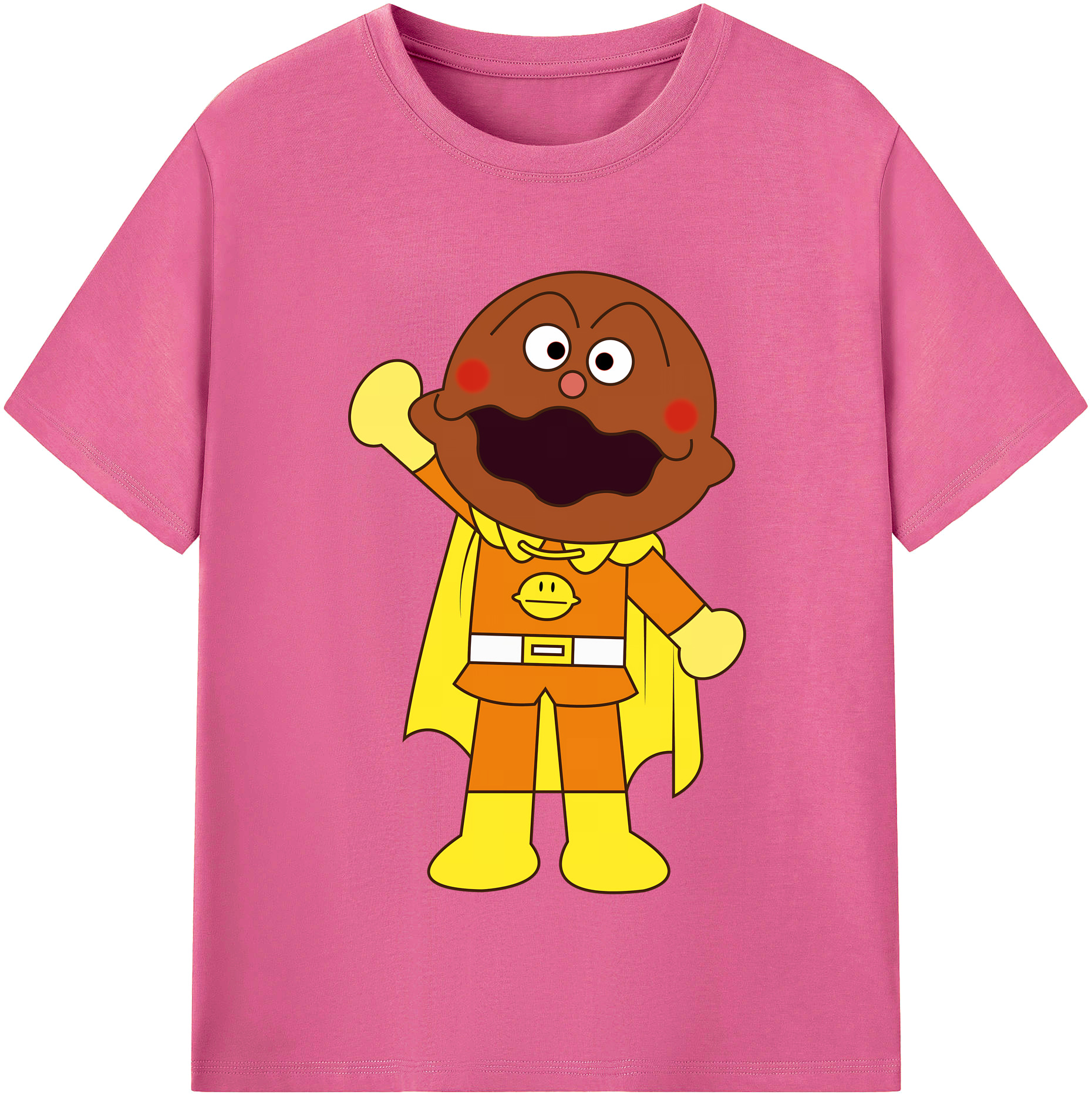 （画像用） アンパンマン Anpanman レディースカジュアルプリントTシャツ（綿100％）