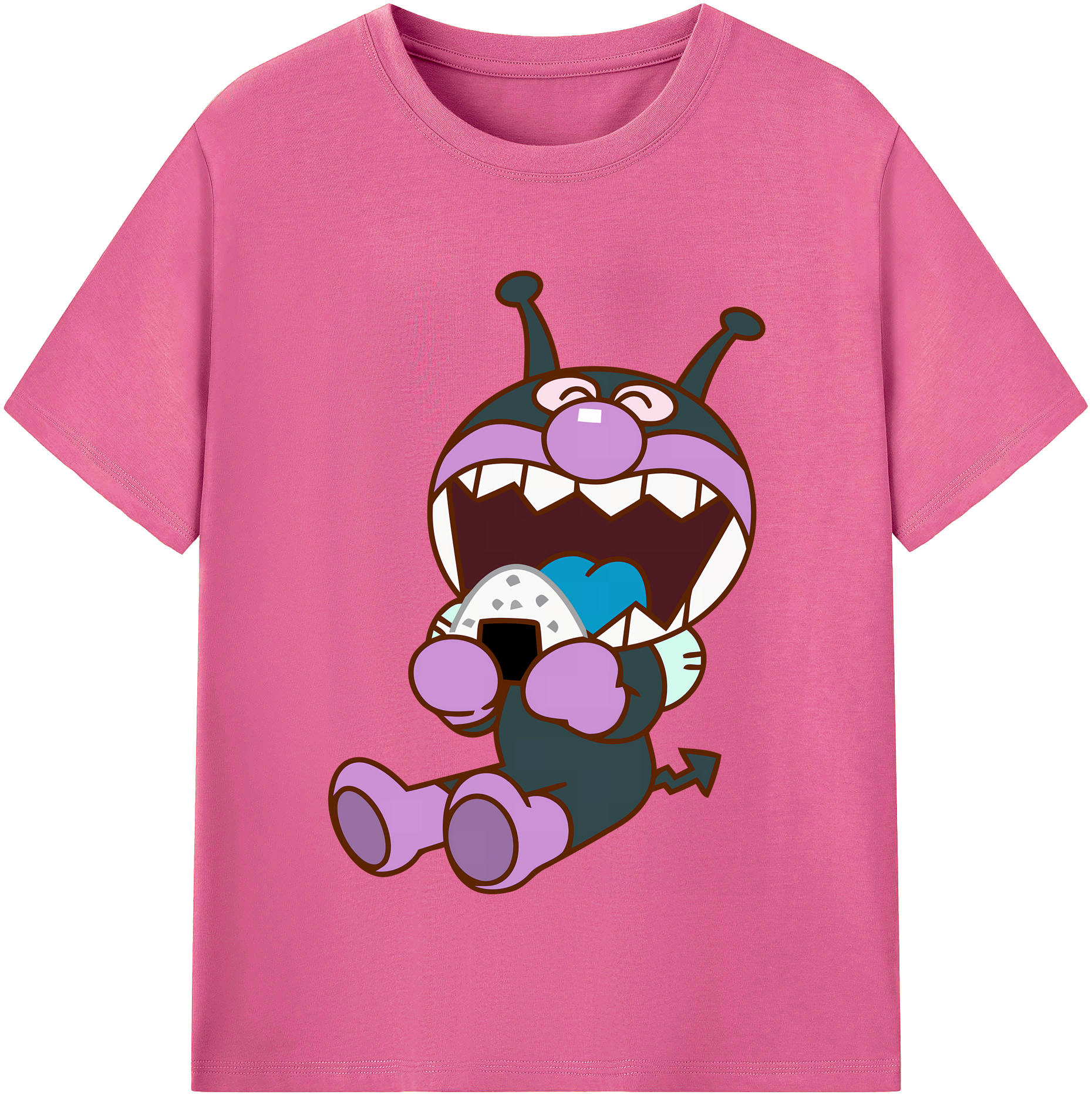 （画像用） アンパンマン Anpanman レディースカジュアルプリントTシャツ（綿100％）