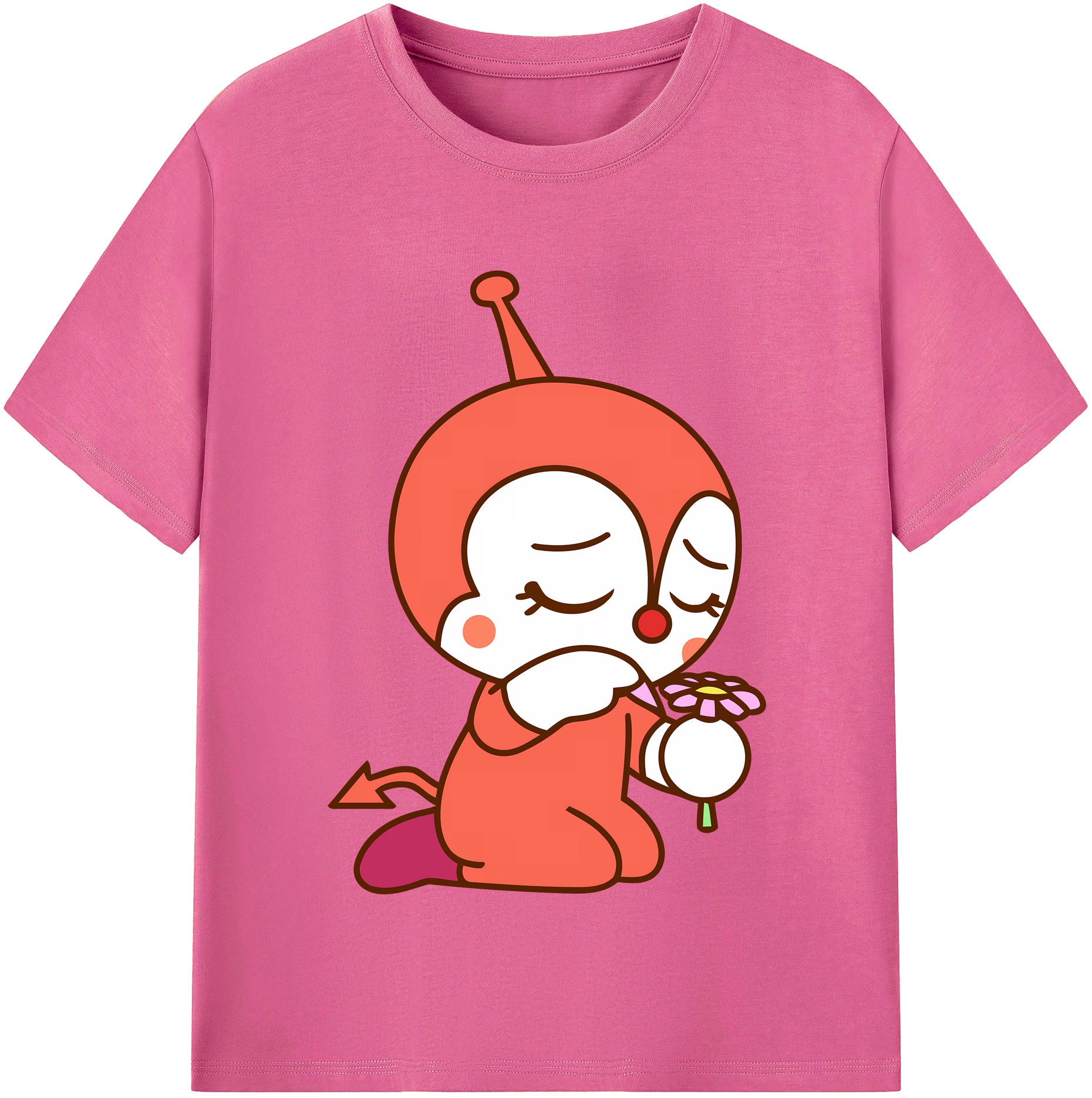 （画像用） アンパンマン Anpanman レディースカジュアルプリントTシャツ（綿100％）