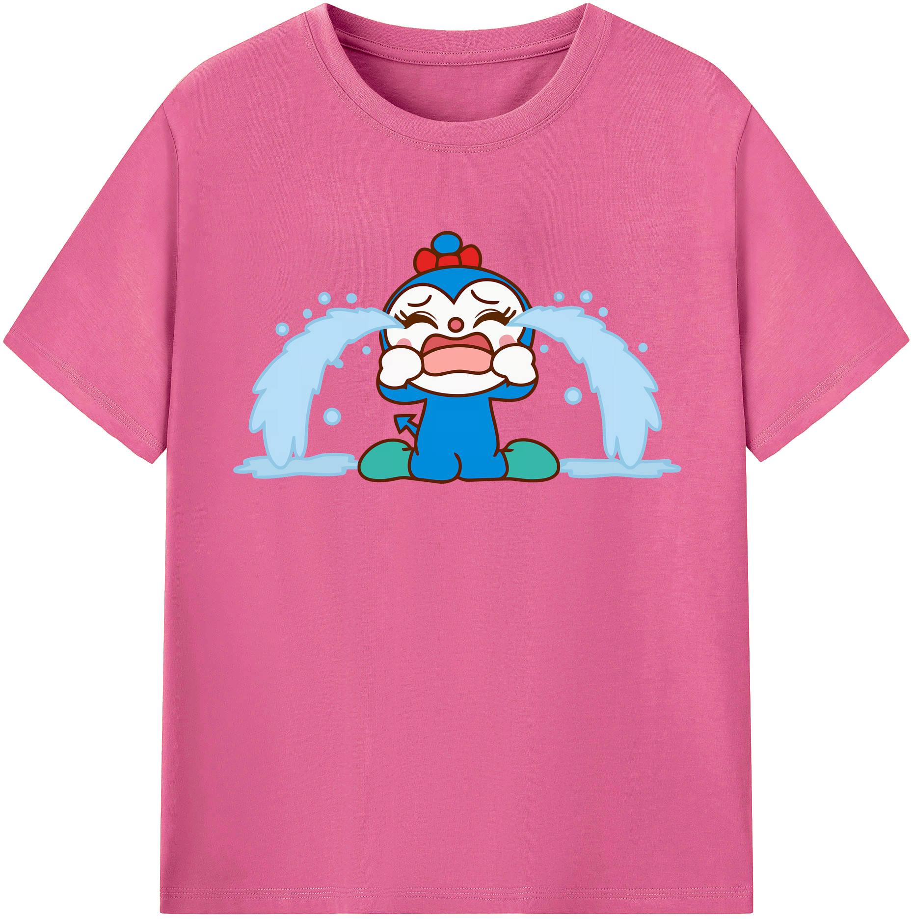 （画像用） アンパンマン Anpanman レディースカジュアルプリントTシャツ（綿100％）
