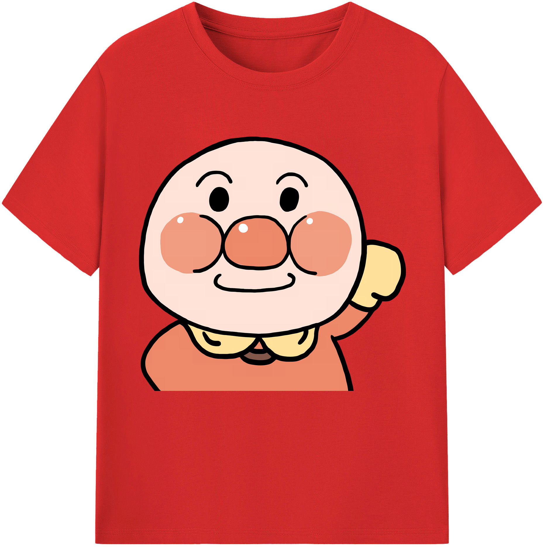 （画像用） アンパンマン Anpanman レディースカジュアルプリントTシャツ（綿100％）