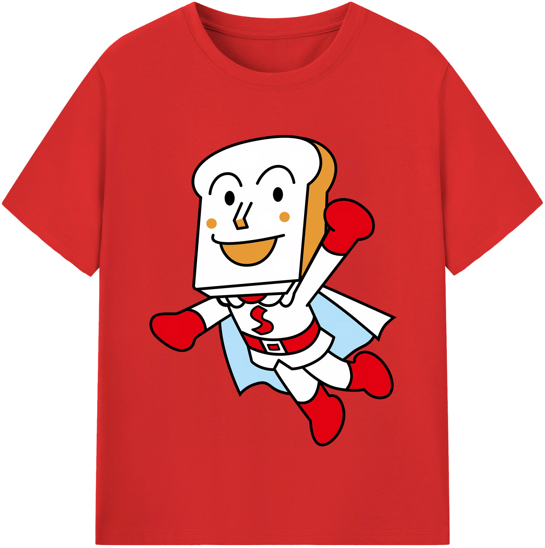 （画像用） アンパンマン Anpanman レディースカジュアルプリントTシャツ（綿100％）