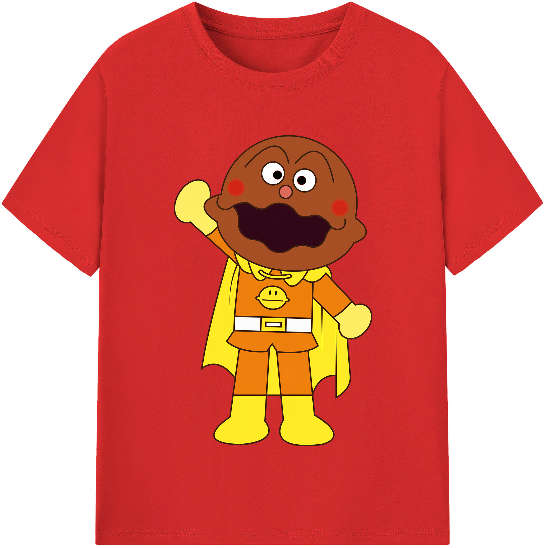 （画像用） アンパンマン Anpanman レディースカジュアルプリントTシャツ（綿100％）