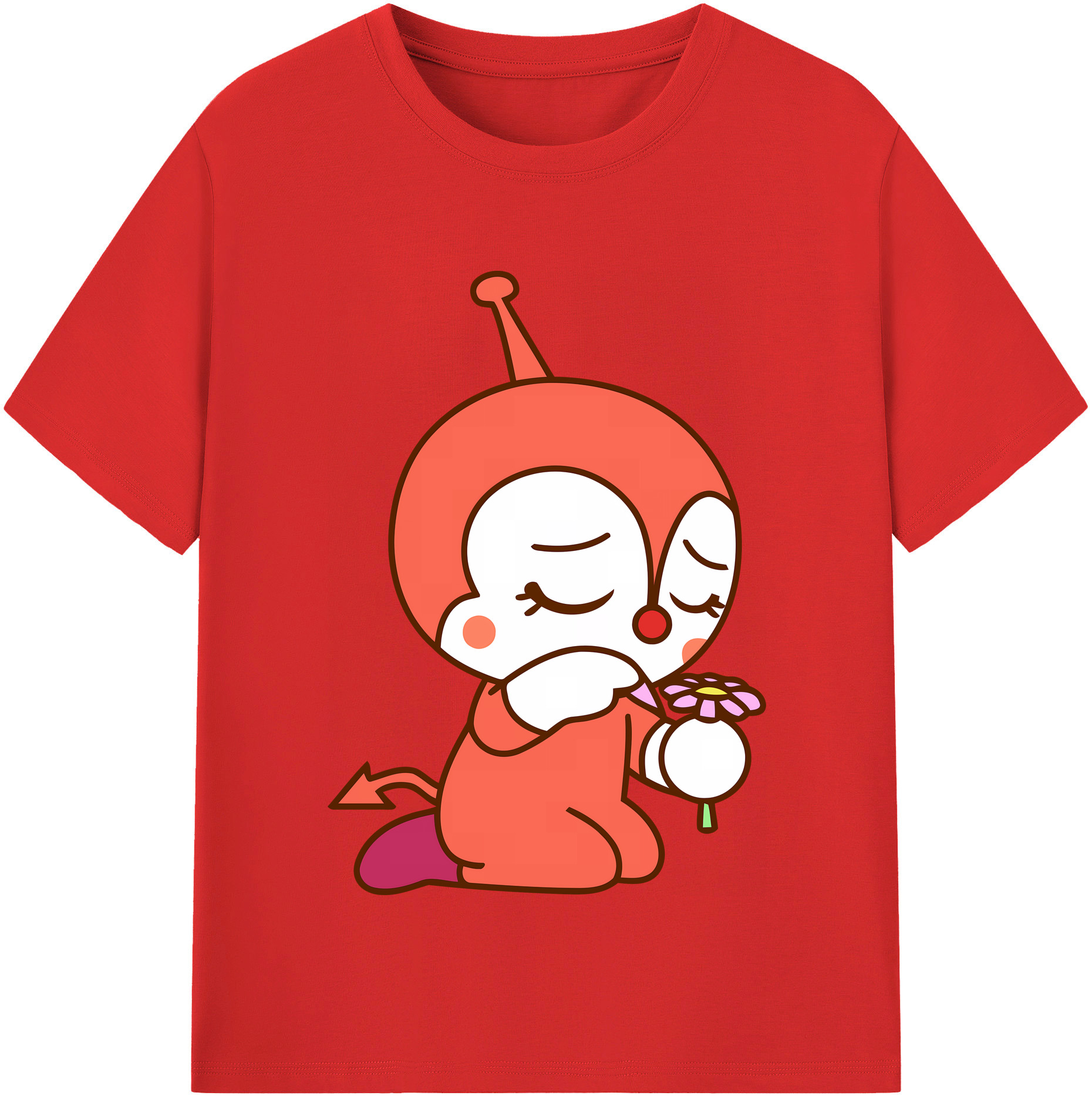（画像用） アンパンマン Anpanman レディースカジュアルプリントTシャツ（綿100％）
