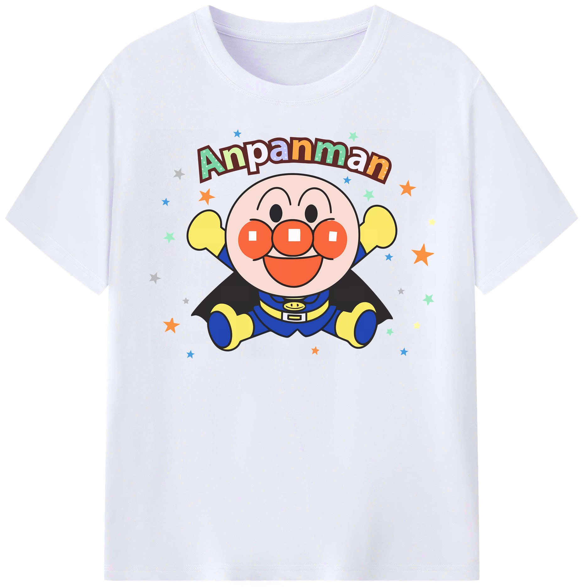 （画像用） アンパンマン Anpanman レディースカジュアルプリントTシャツ（綿100％）