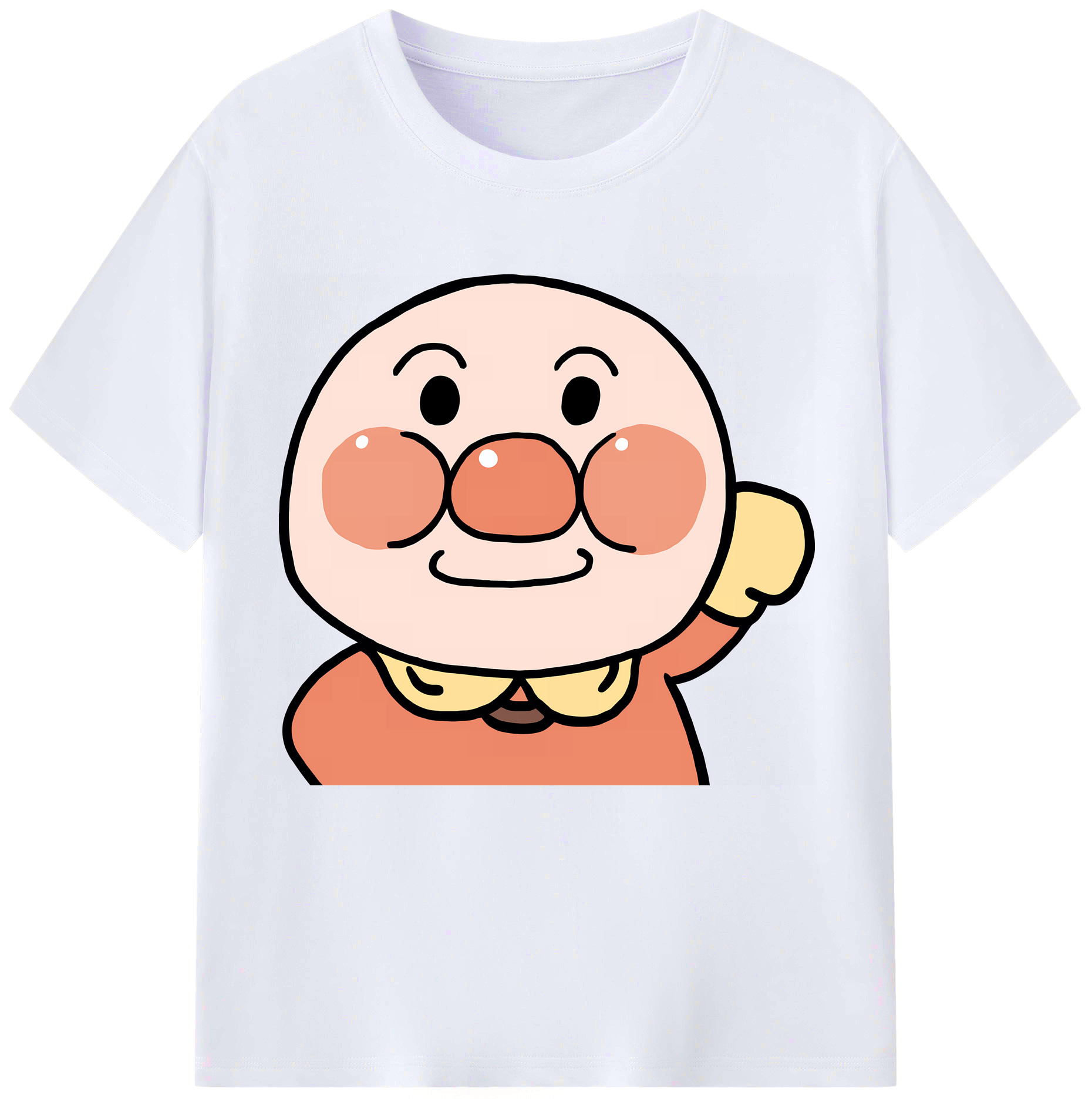 （画像用） アンパンマン Anpanman レディースカジュアルプリントTシャツ（綿100％）